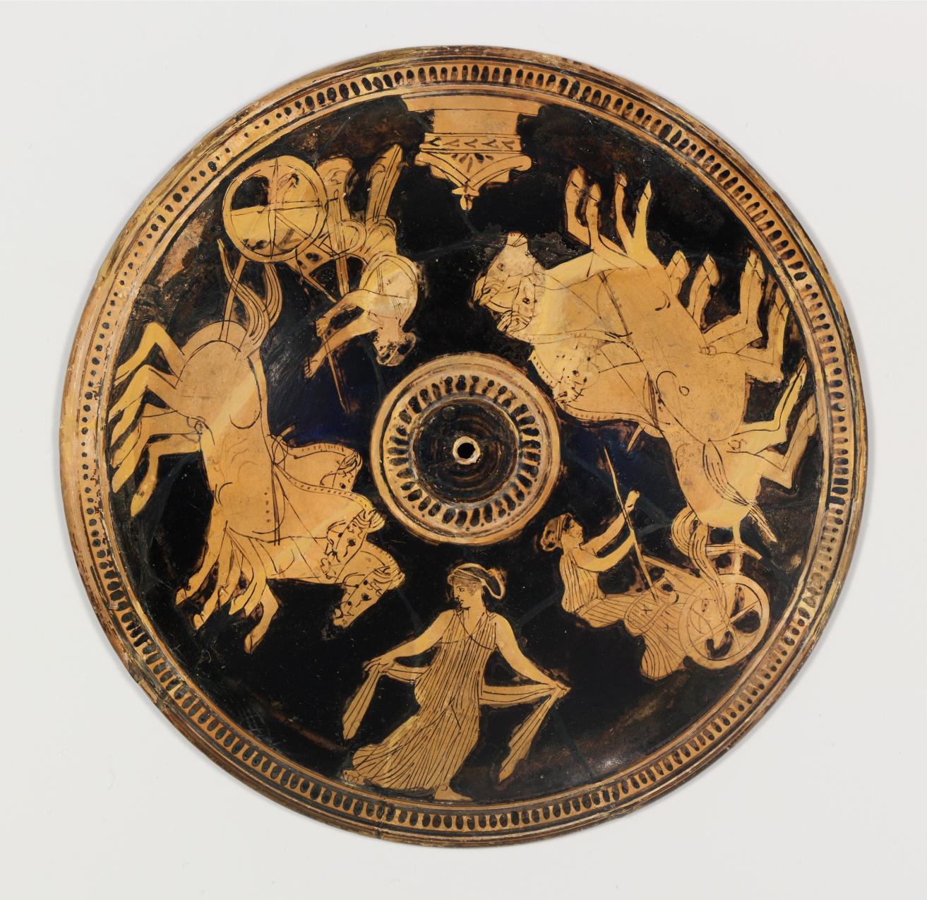 Terracotta pyxis (box), Image 2/2