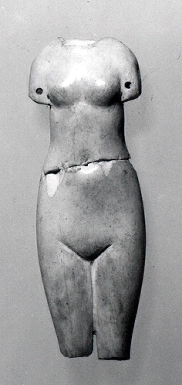 Figure of standing woman