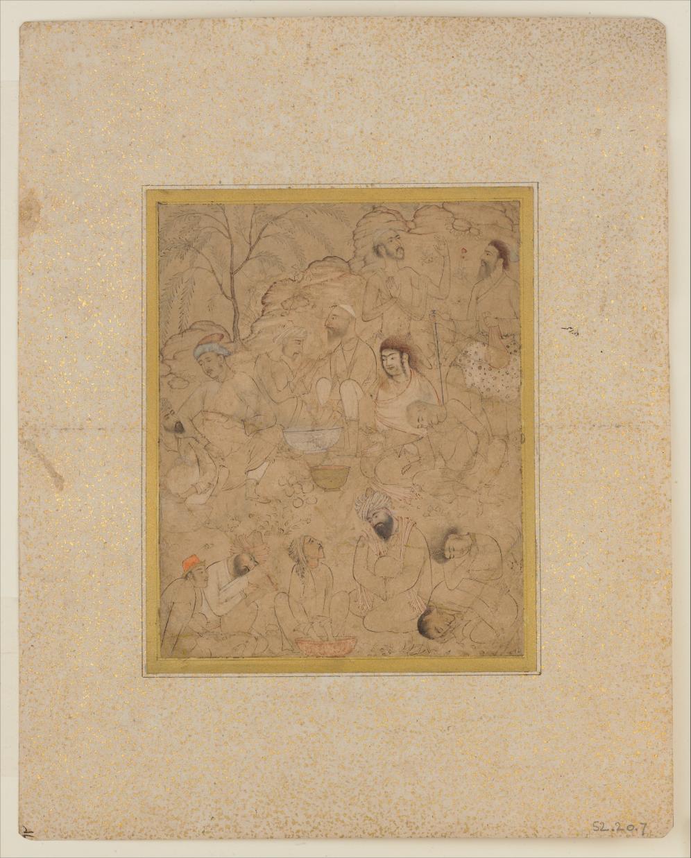 Men Preparing Some Sort of Intoxicant in the Country, Image 1/3