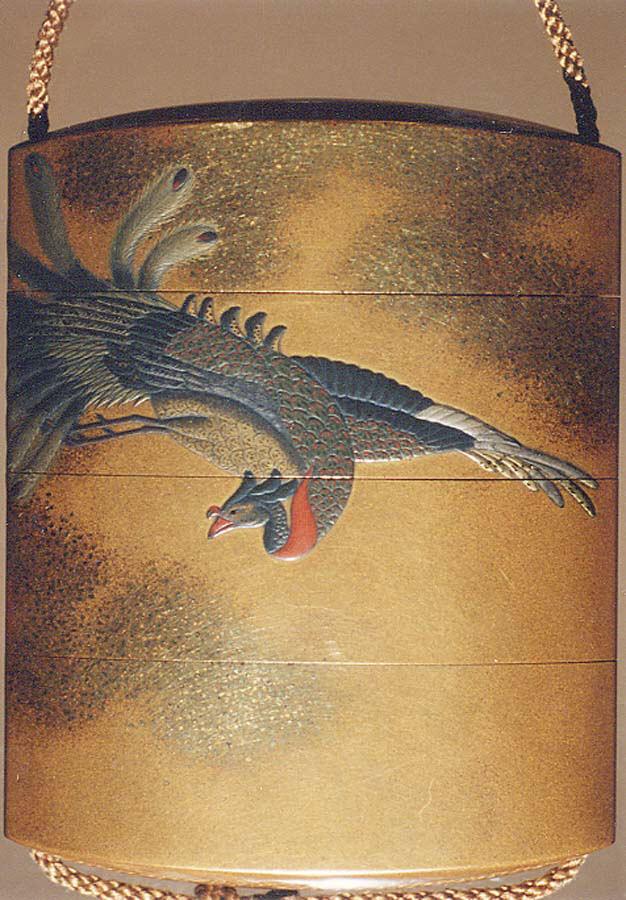 Case (Inrō) with Pheonix and Paulownia Tree, Image 2/7