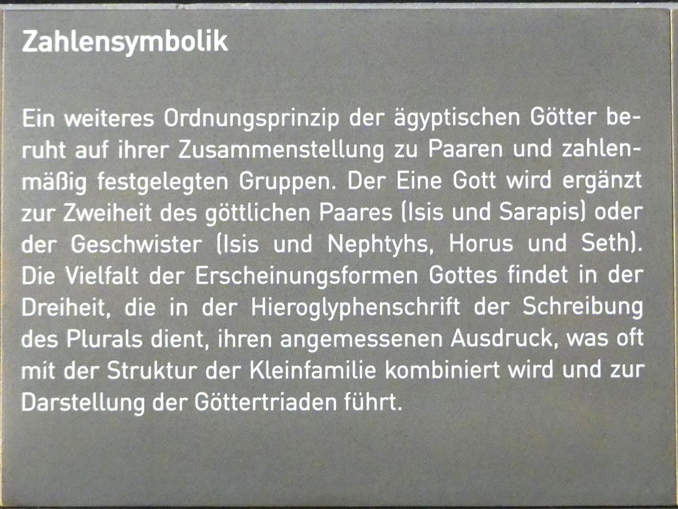 München, Staatliches Museum Ägyptischer Kunst, Saal 6, Bild 12/19