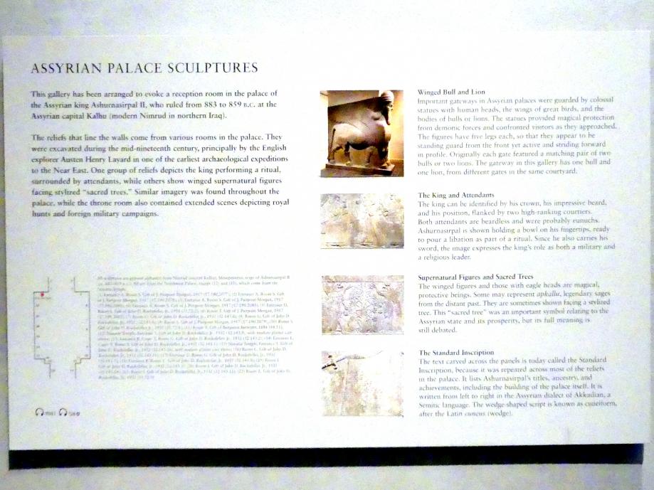 New York, Metropolitan Museum of Art (Met), Saal 401, Assyrien, Bild 2/2