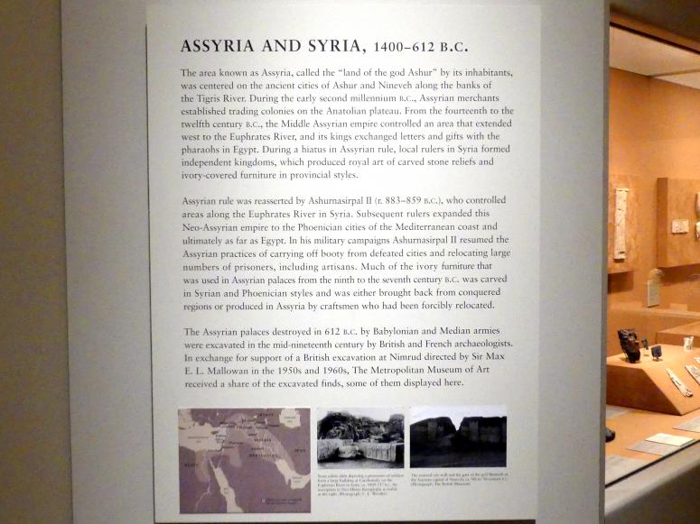 New York, Metropolitan Museum of Art (Met), Saal 404, Assyrien, Bild 3/3