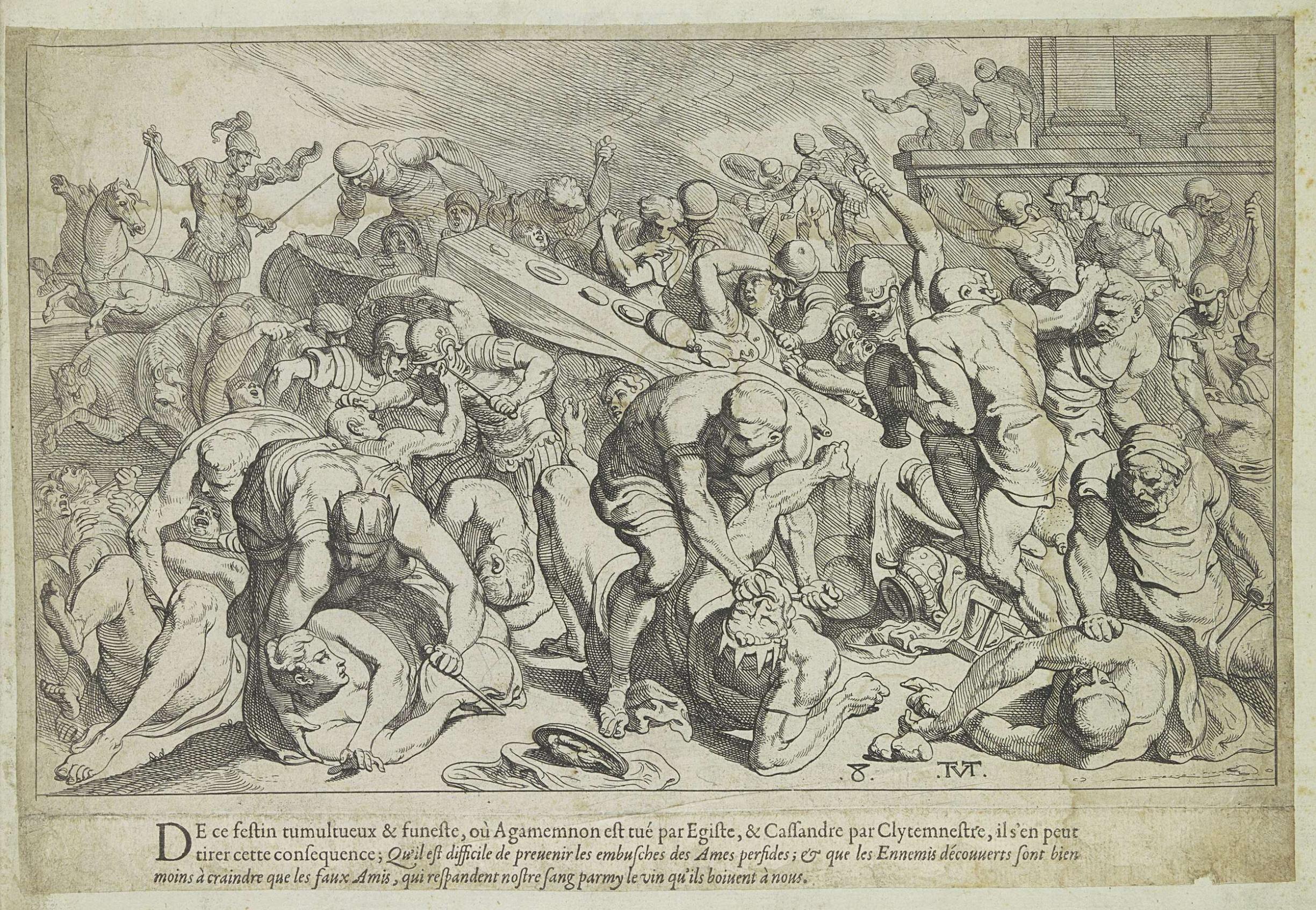 Moord op Agamemnon en Cassandra