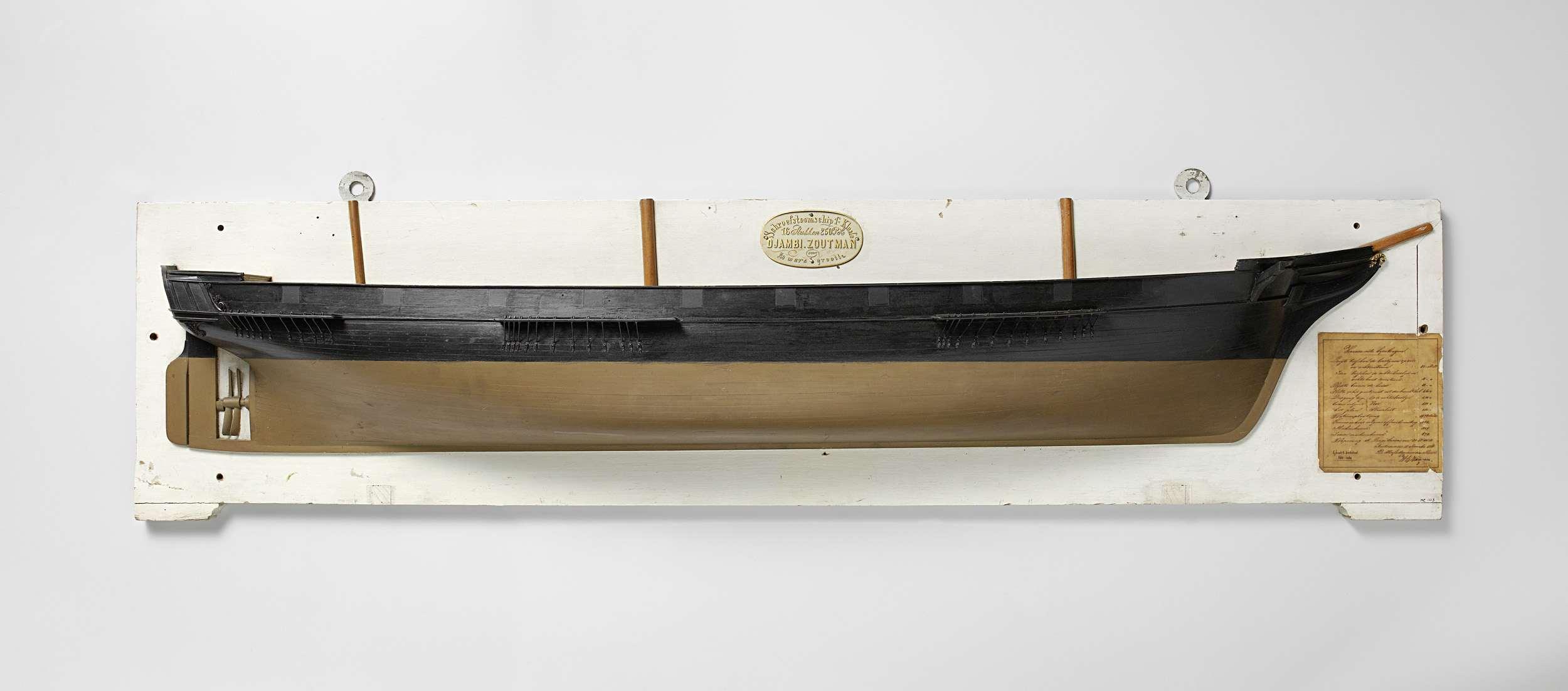 Half Model of a Screw Steamer