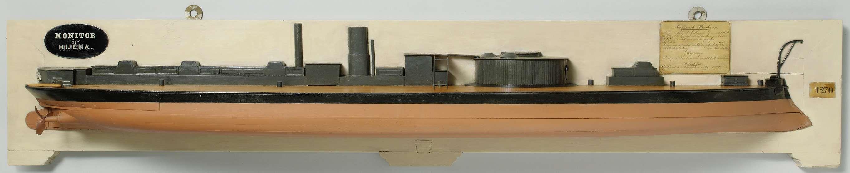 Half Model of a Ram Monitor