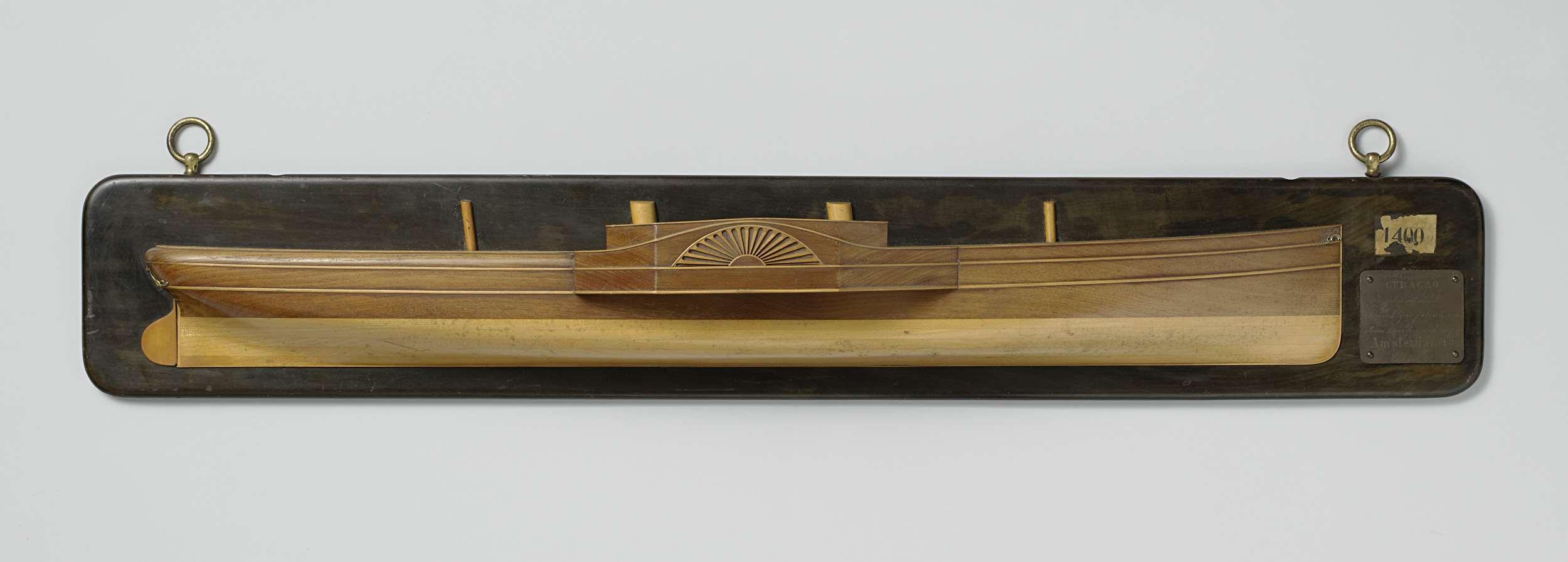 Half Model of a Paddle Steamer