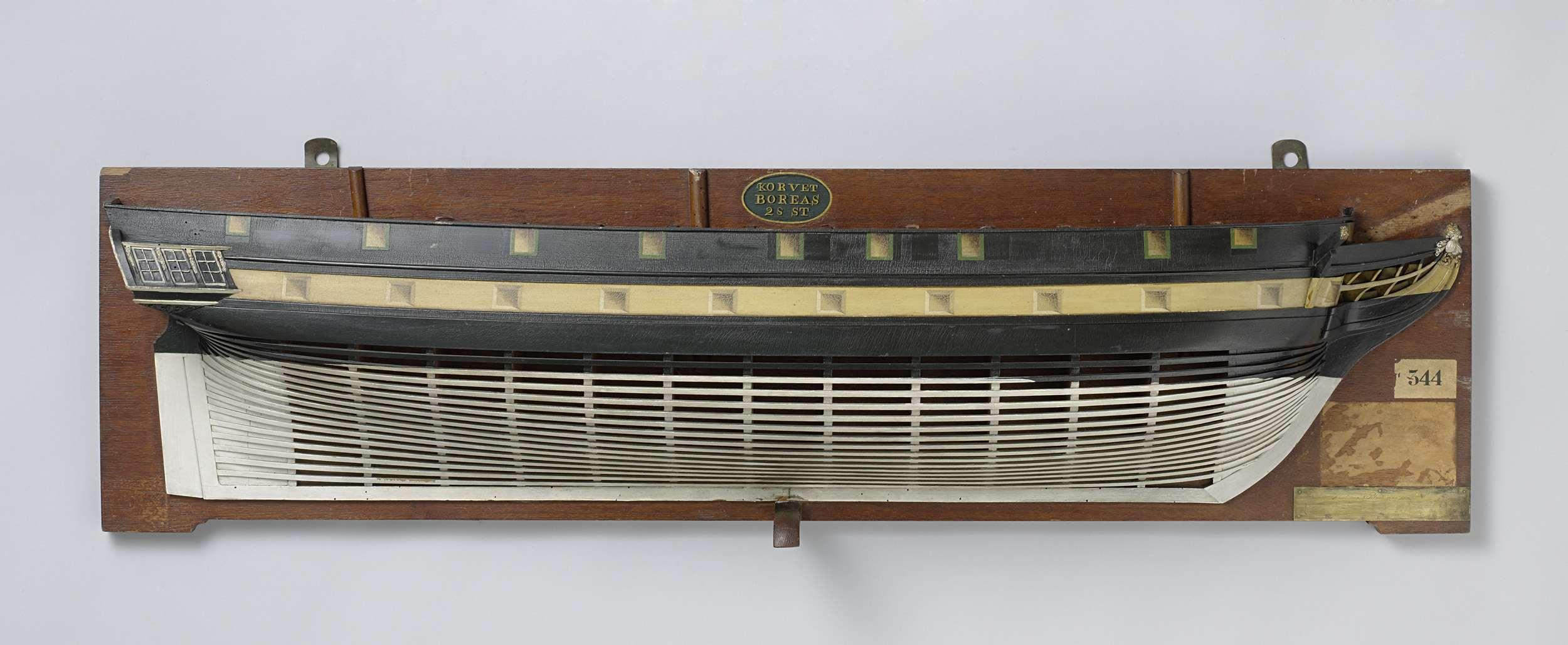 Half Model of a 28-Gun Sloop of War