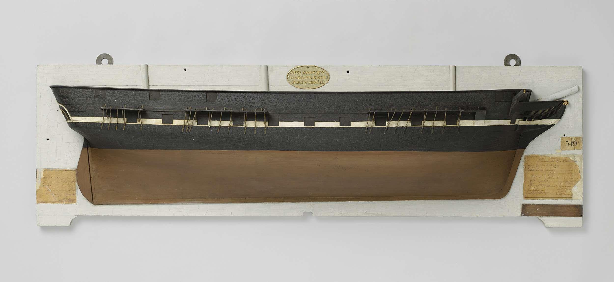 Half Model of a 26-Gun Sloop of War