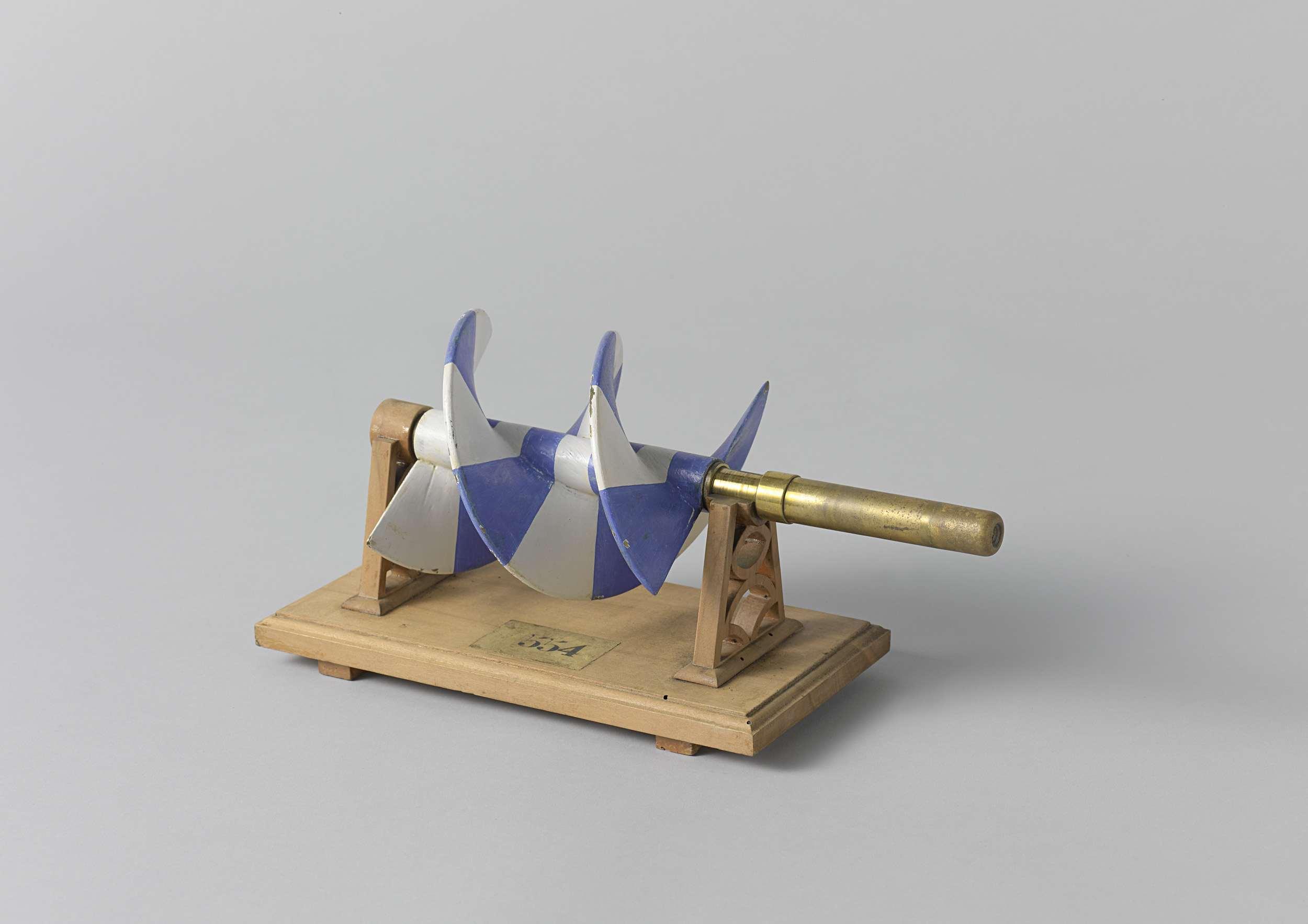 Model of a Double-Threaded Archimedean Screw Propeller