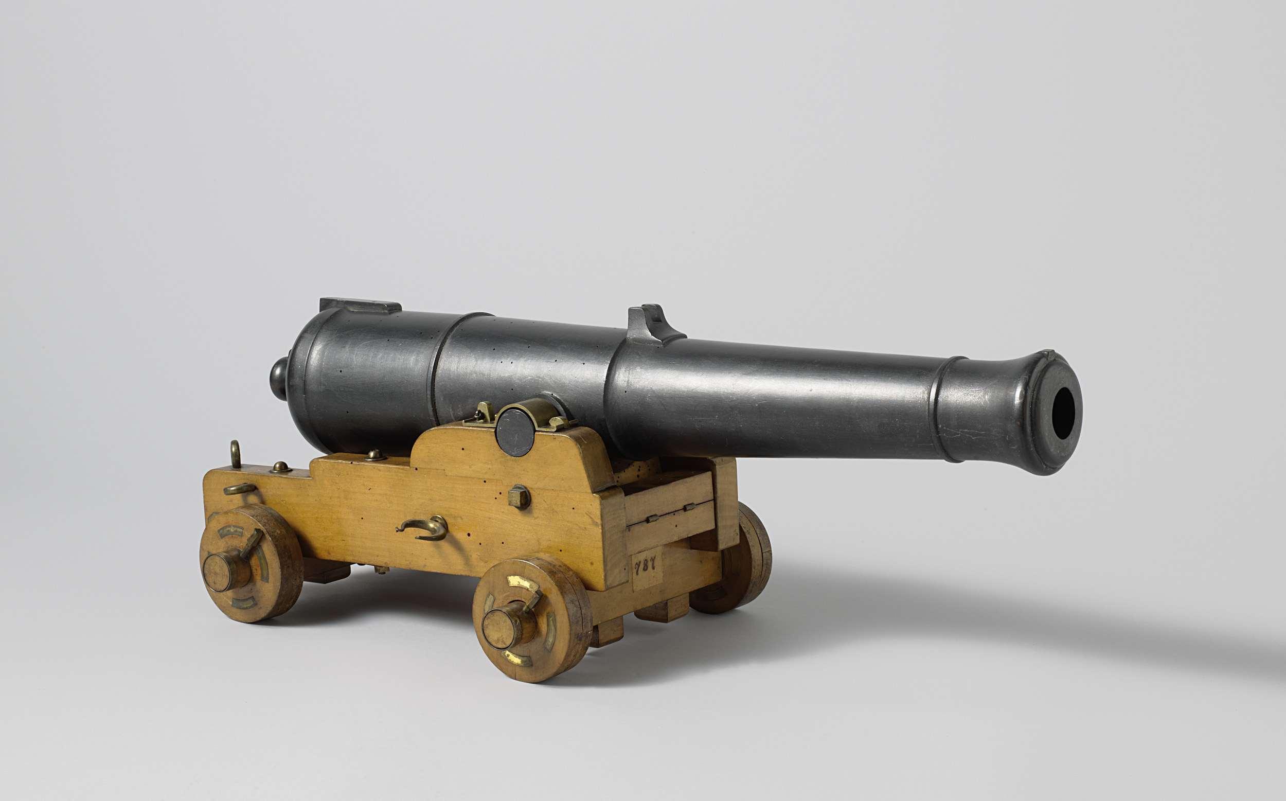 Model of a 30-Pounder Gun and Carriage