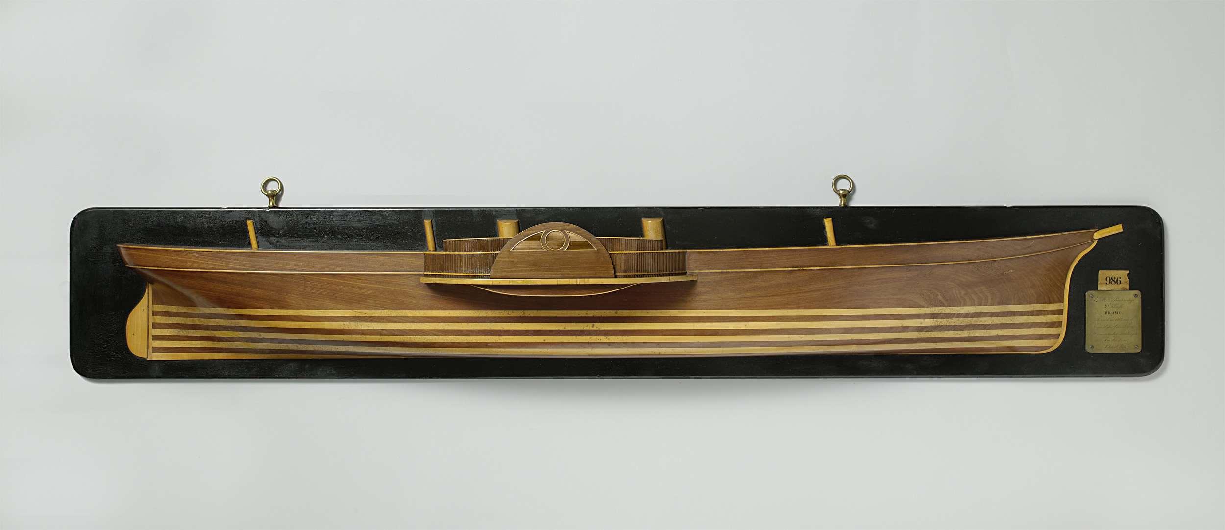 Half Model of a Paddle Steamer