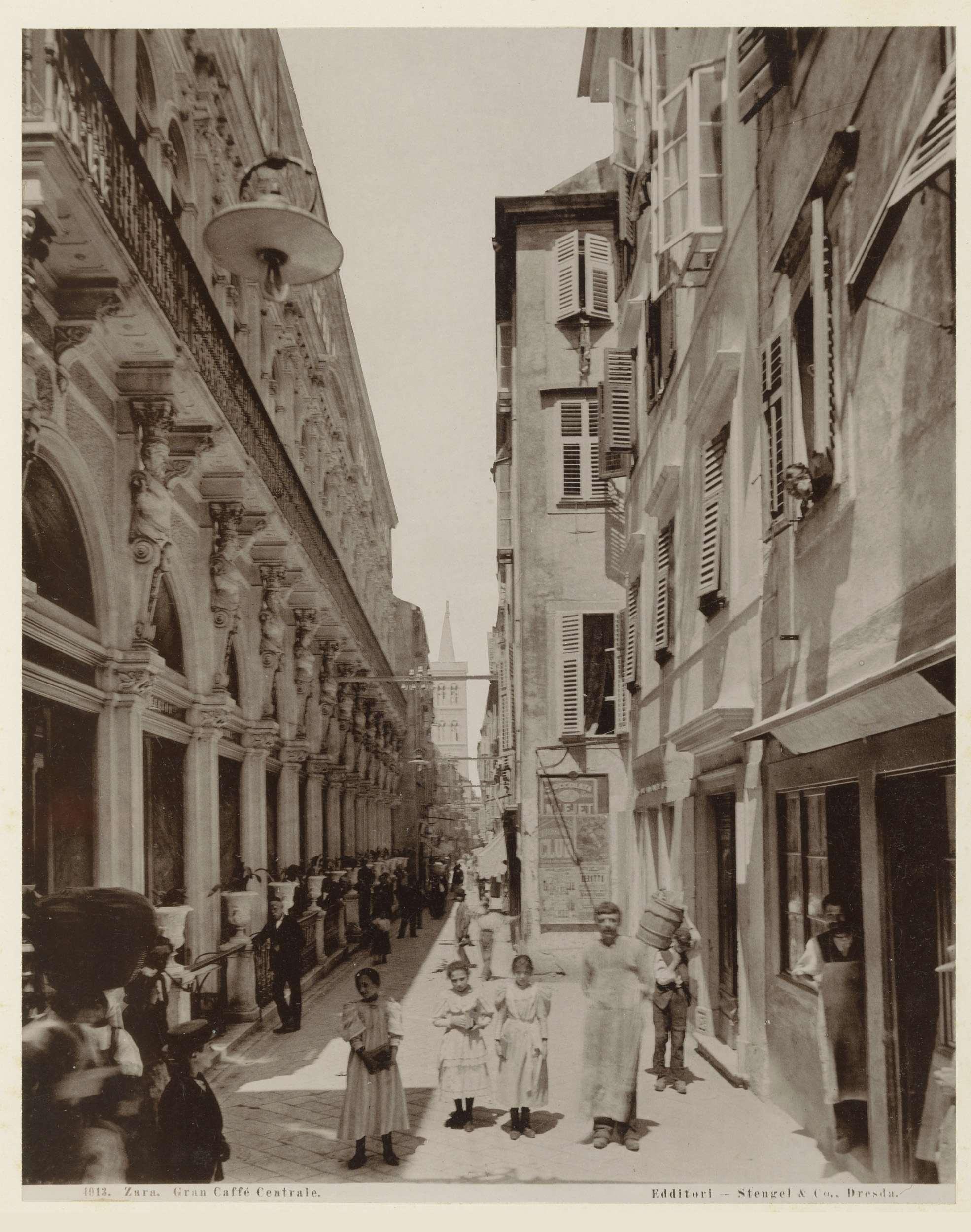 Straatgezicht te Zadar
