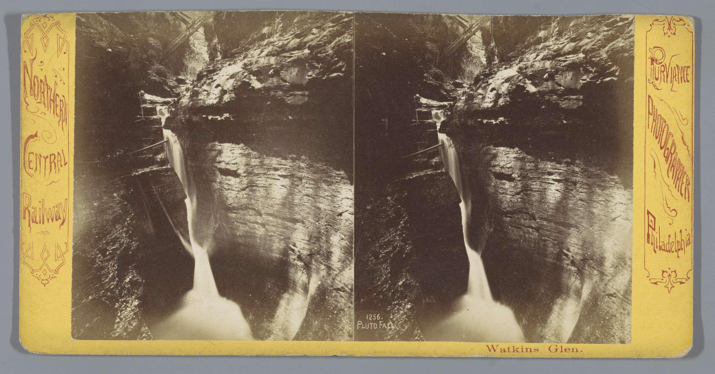Pluto waterval in Watkins Glen State Park