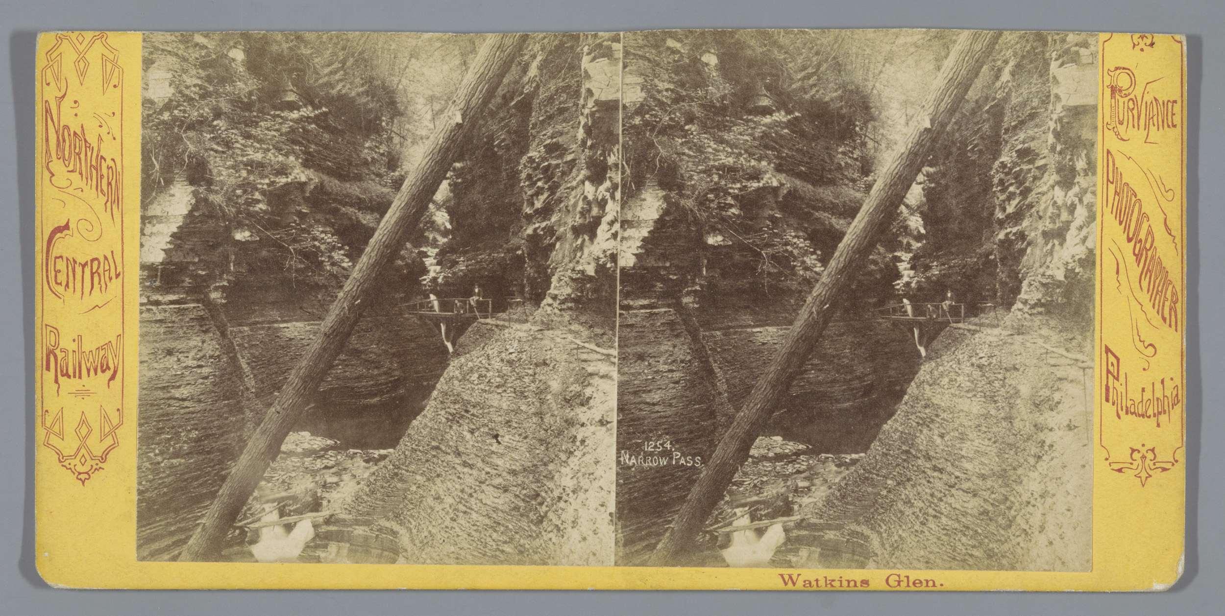 Narrow Pass in Watkins Glen State Park