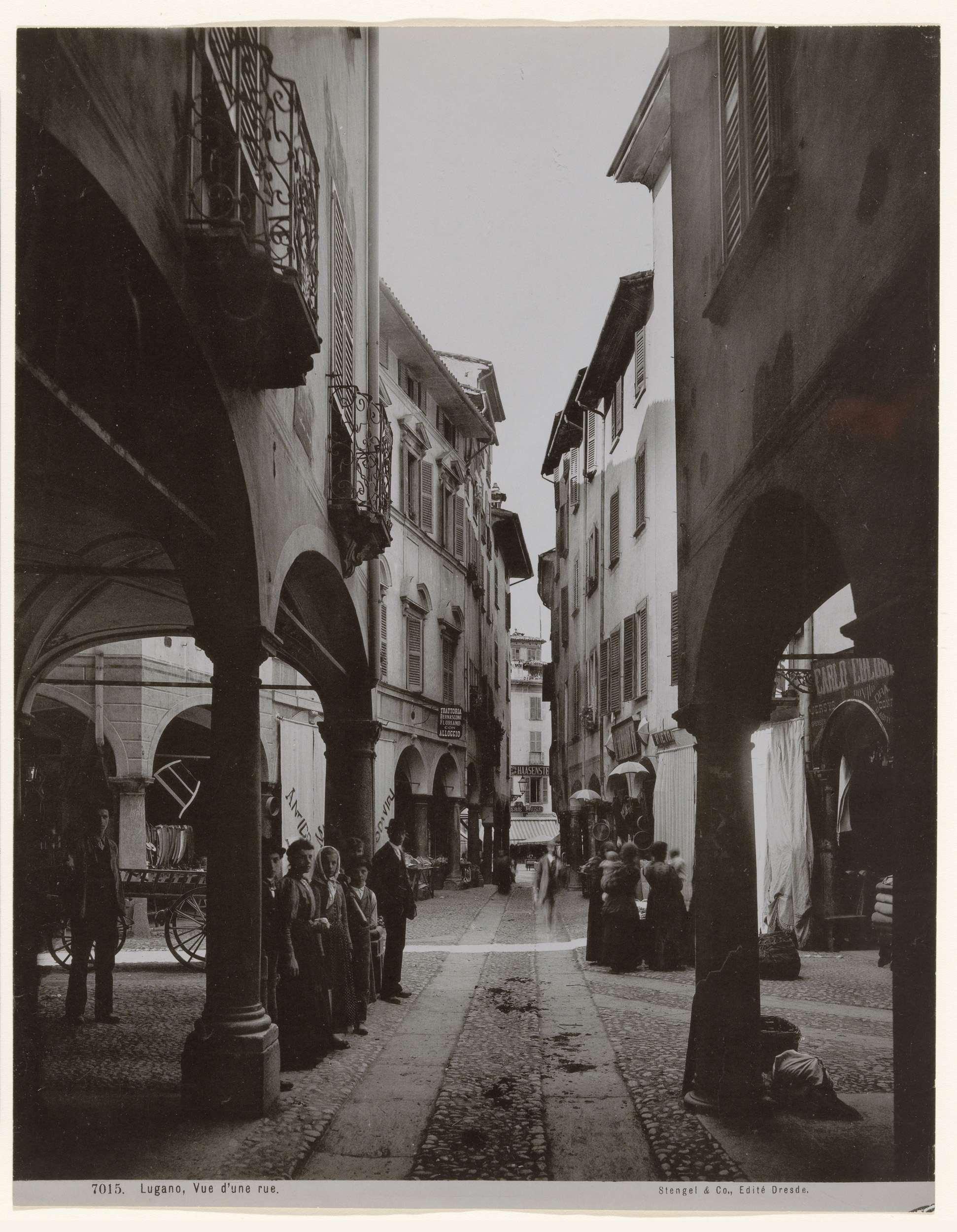 Straatgezicht in Lugano