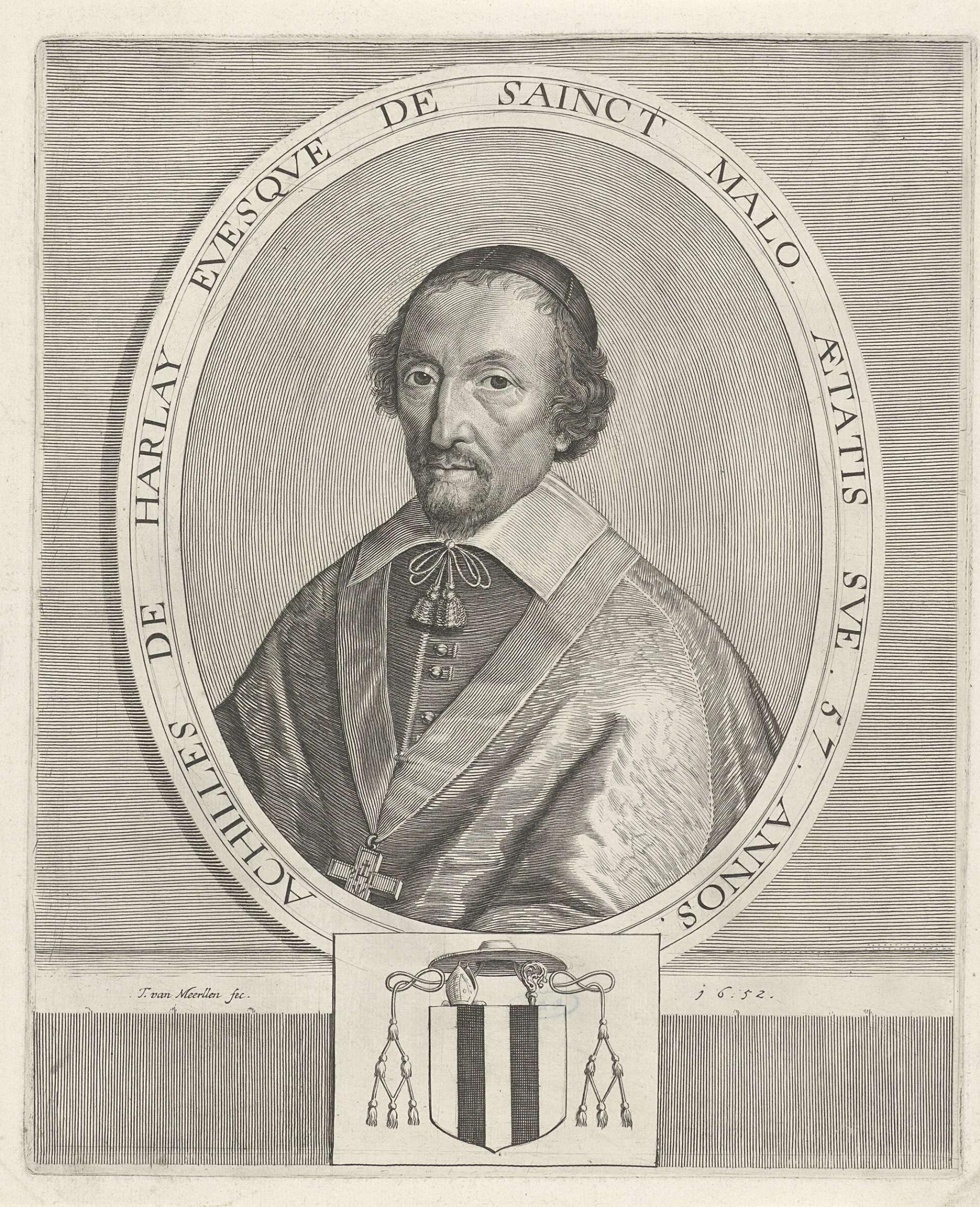 Portret van Achille de Harlay de Sancy