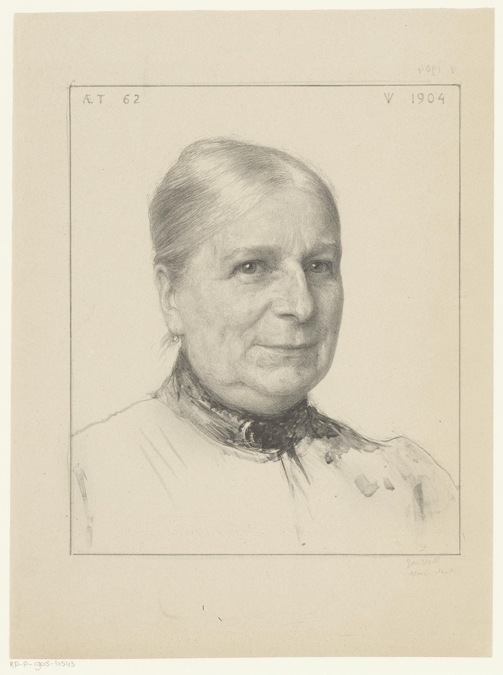 Portret van Hester den Tex-Boissevain
