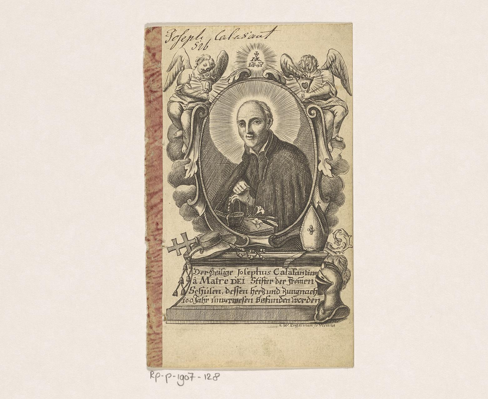 Portret van Joseph Calasanz