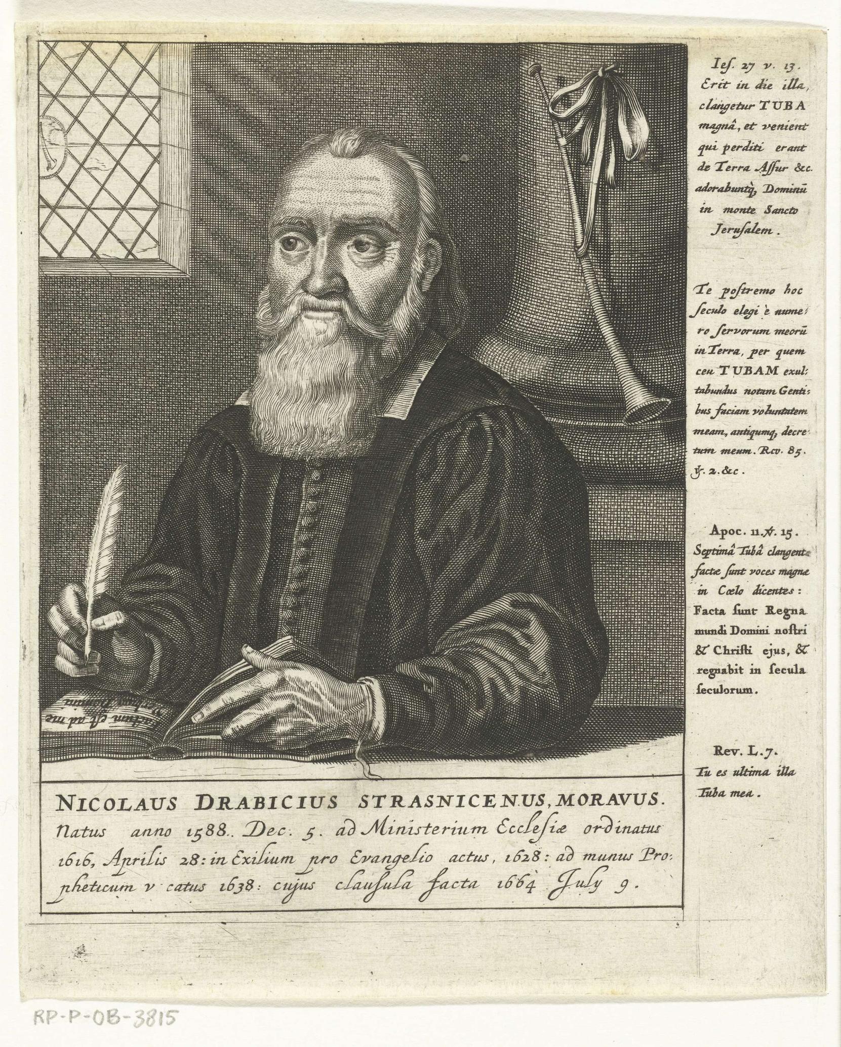 Portret van Nikolaus Drabik