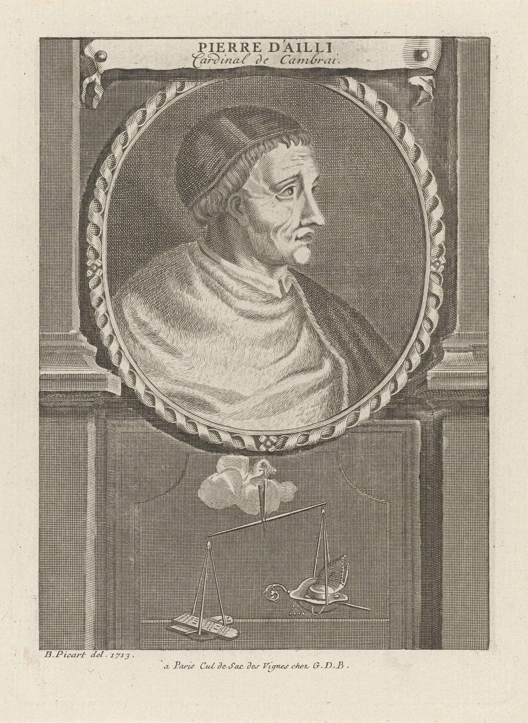 Portret van Pierre d'Ailly