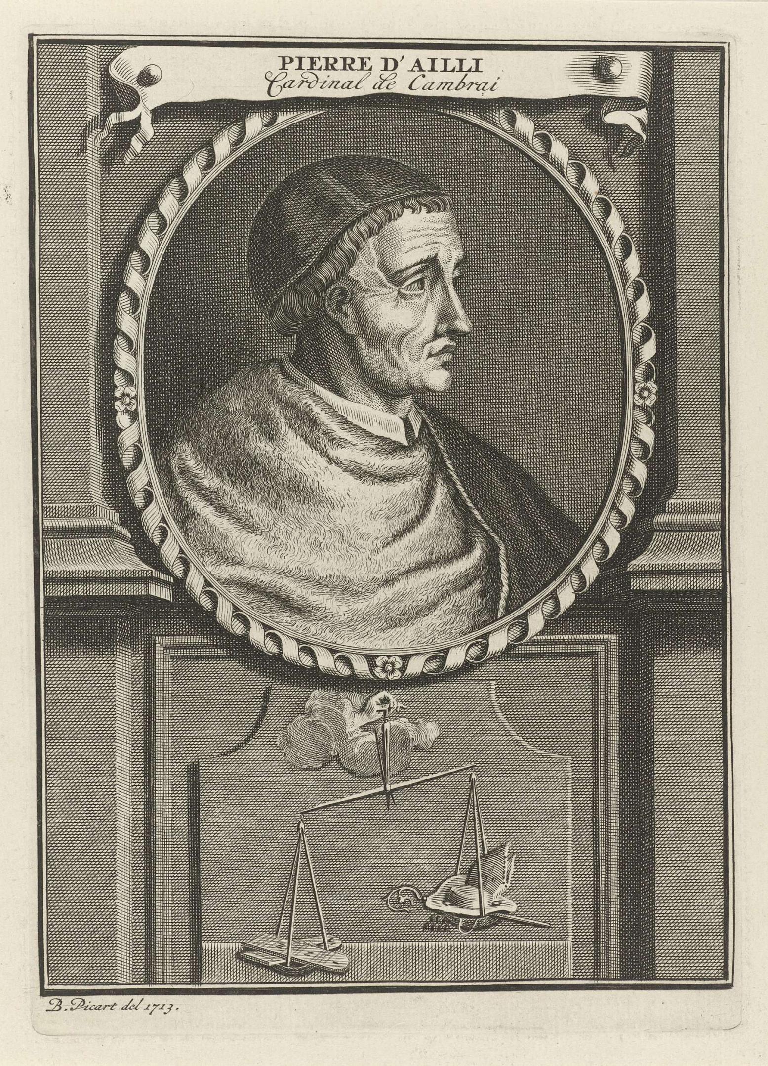 Portret van Pierre d'Ailly