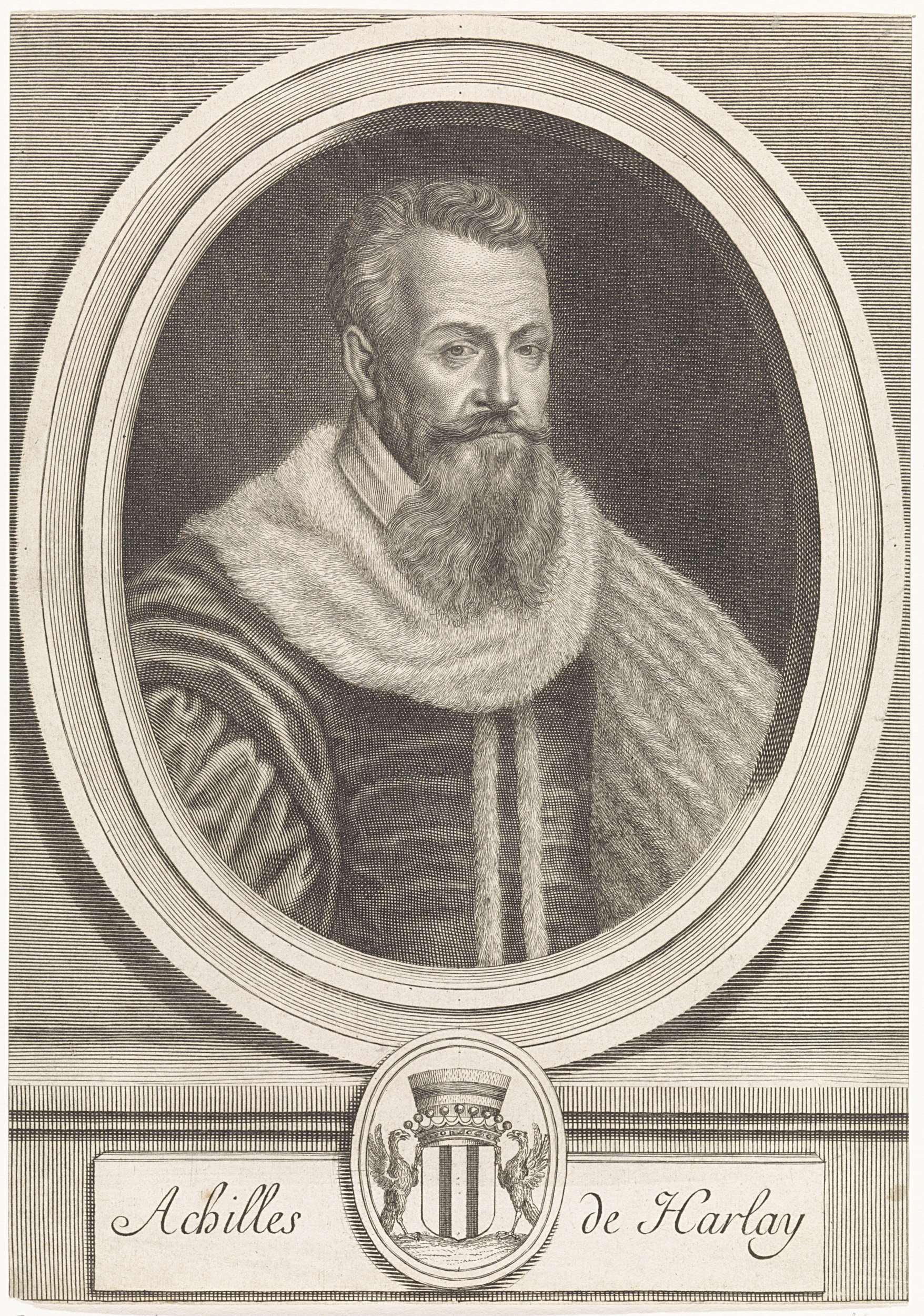 Portret van de diplomaat Achille de Harlay de Sancy