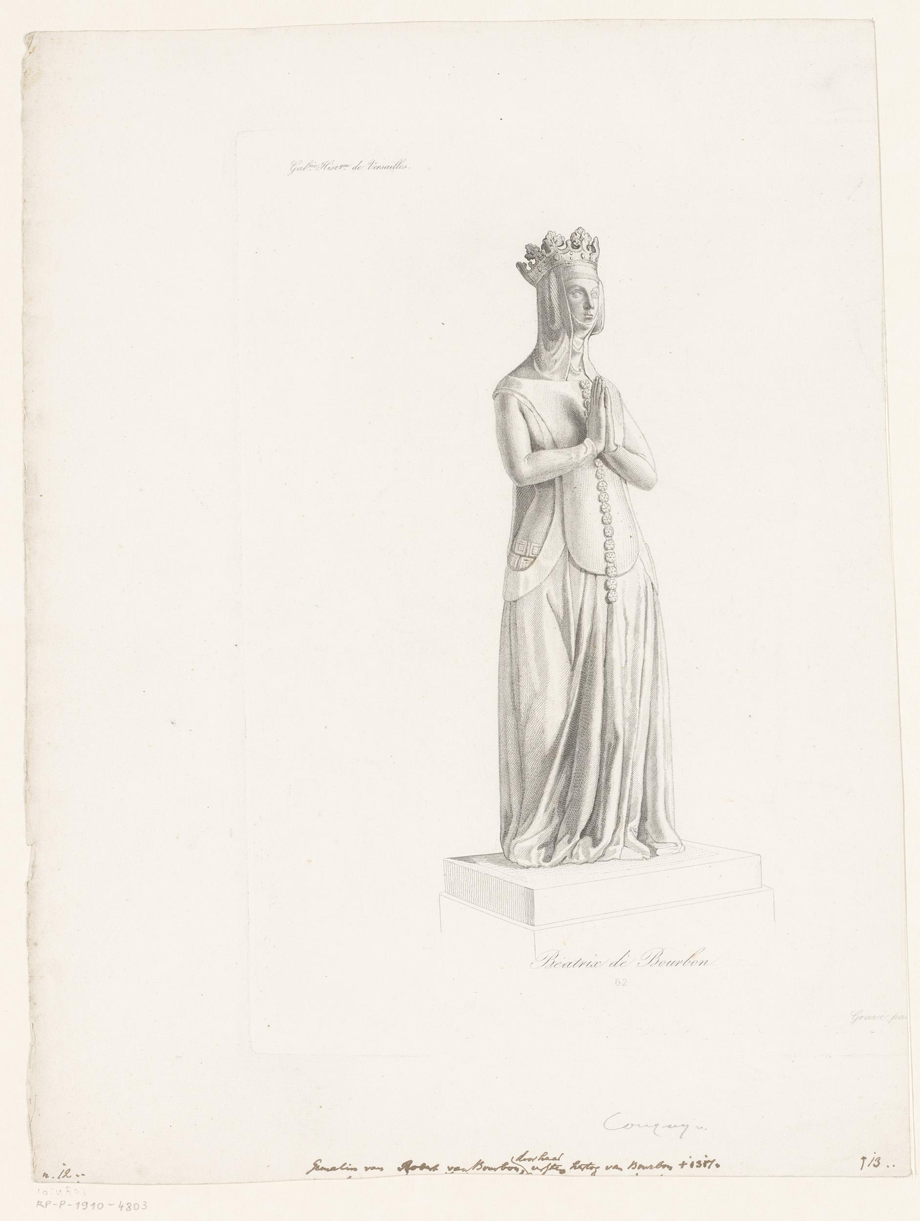 Portret van Béatrix van Bourbon
