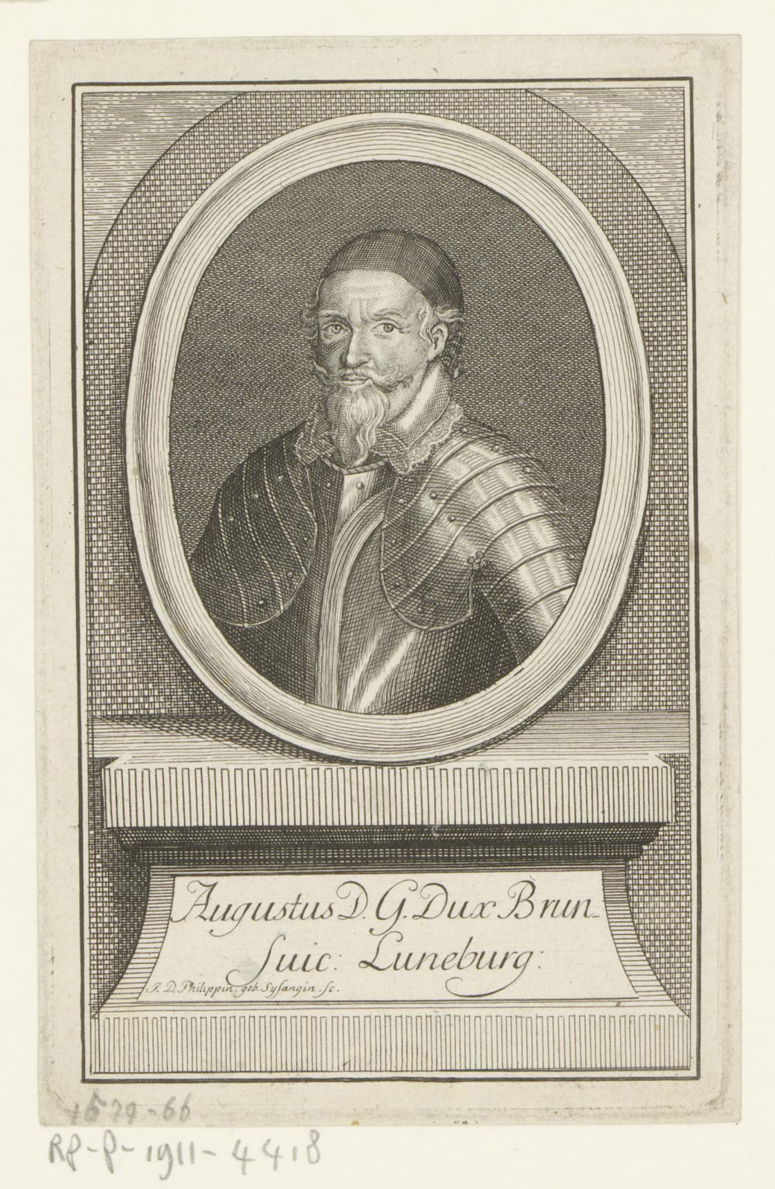 Portret van August II de Jongere, hertog van Braunschweig-Lüneburg