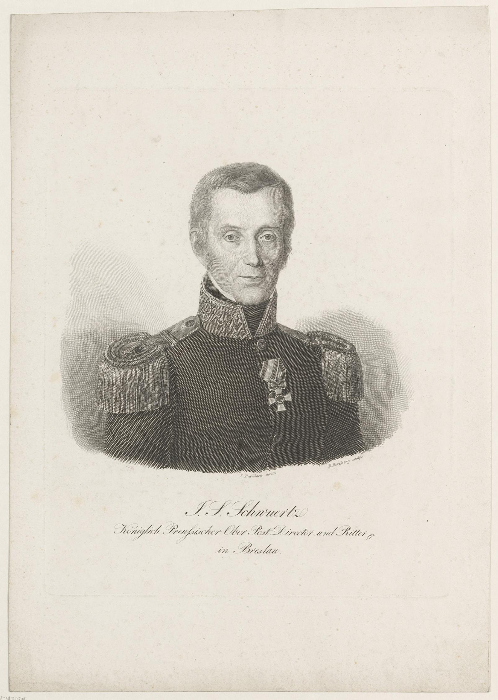 Portret van I.S. Schwertz