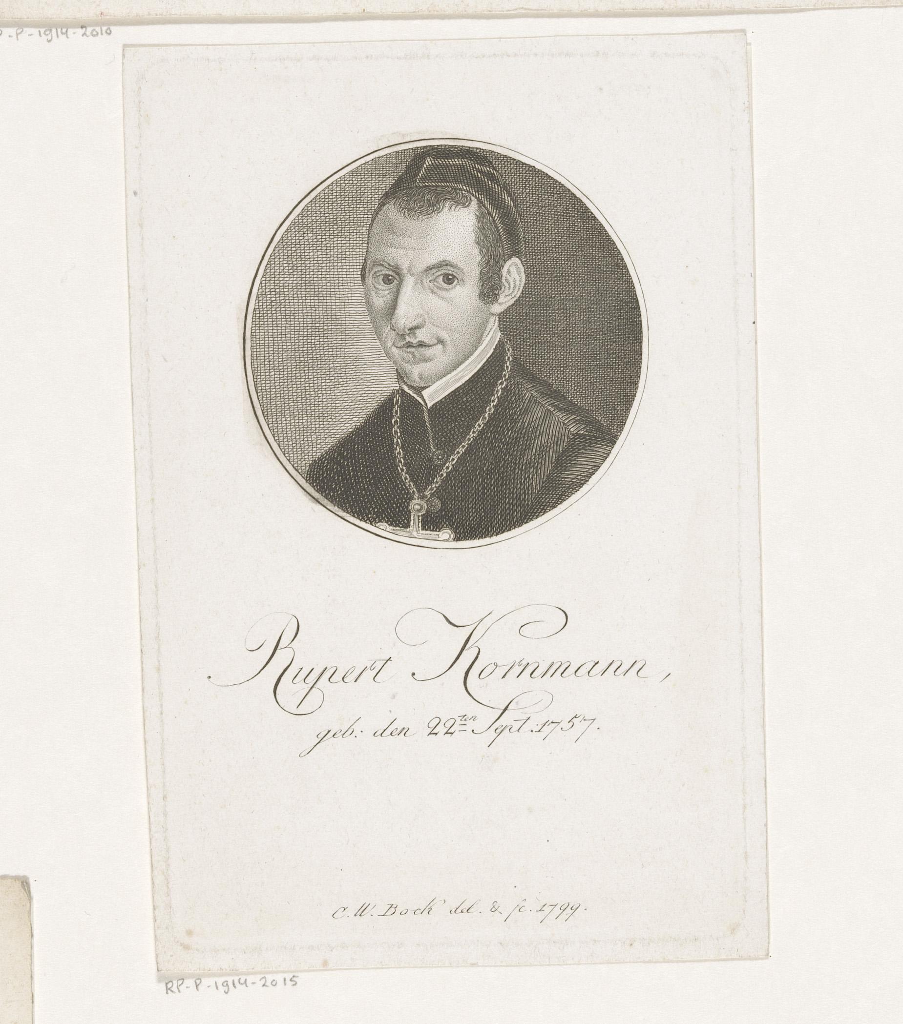 Portret van Rupert Kornmann