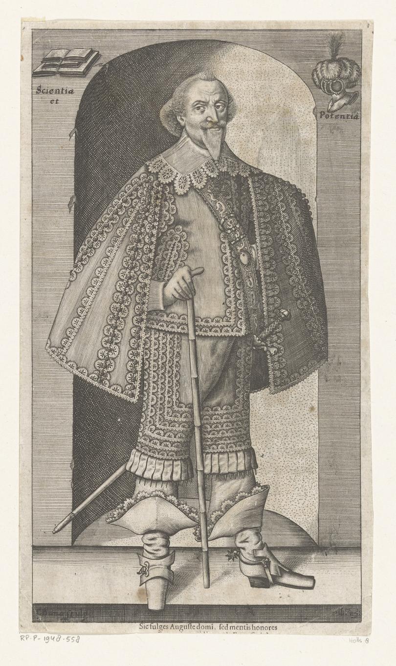 Portret van August II von Braunschweig-Lüneburg