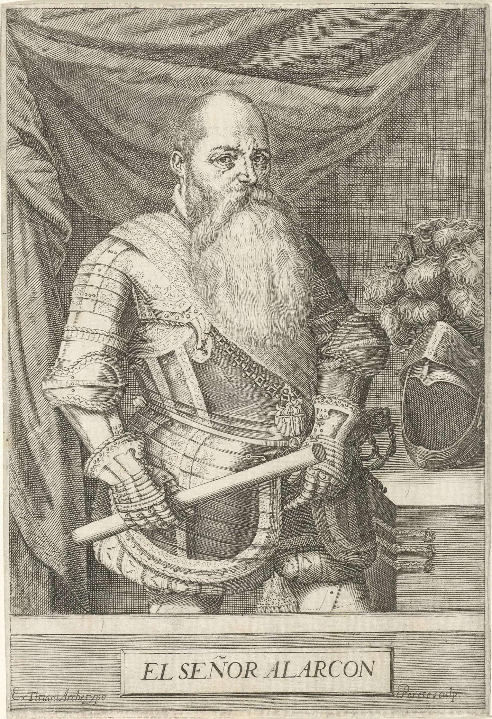 Portret van Hernando de Alarcón