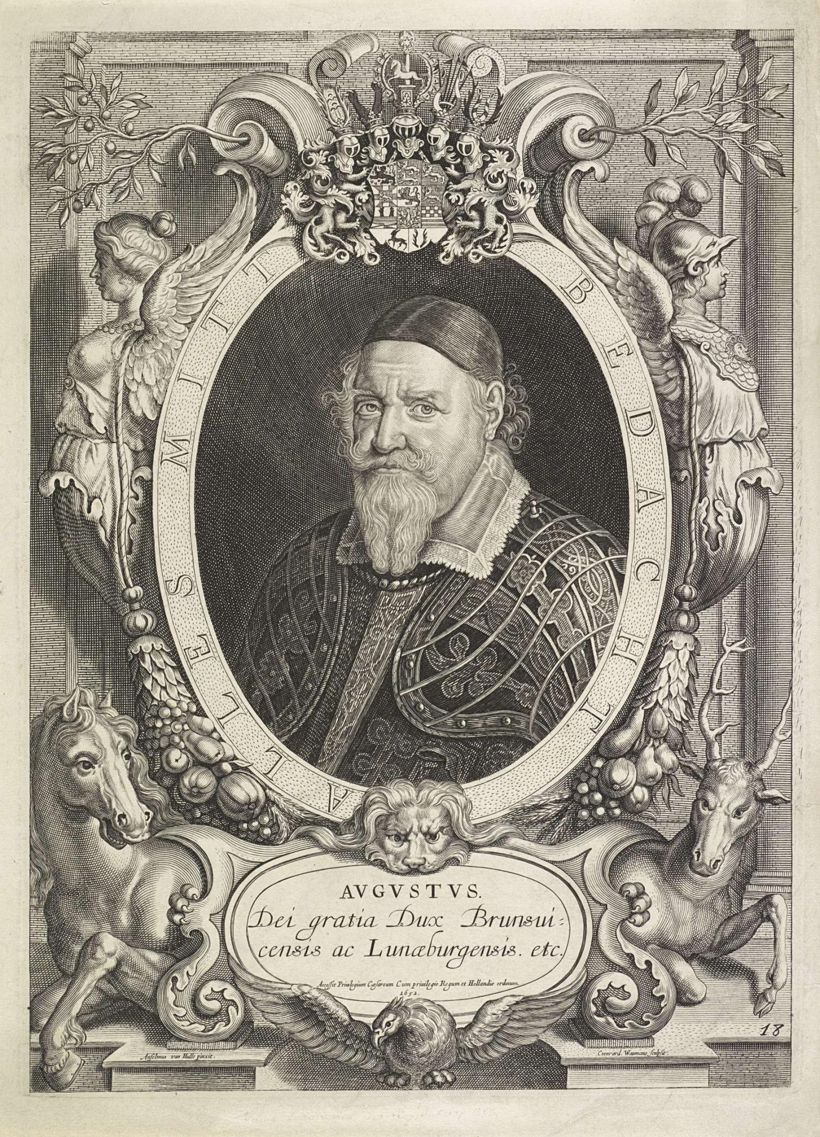 Portret van August II de Jongere, hertog van Braunschweig-Lüneburg