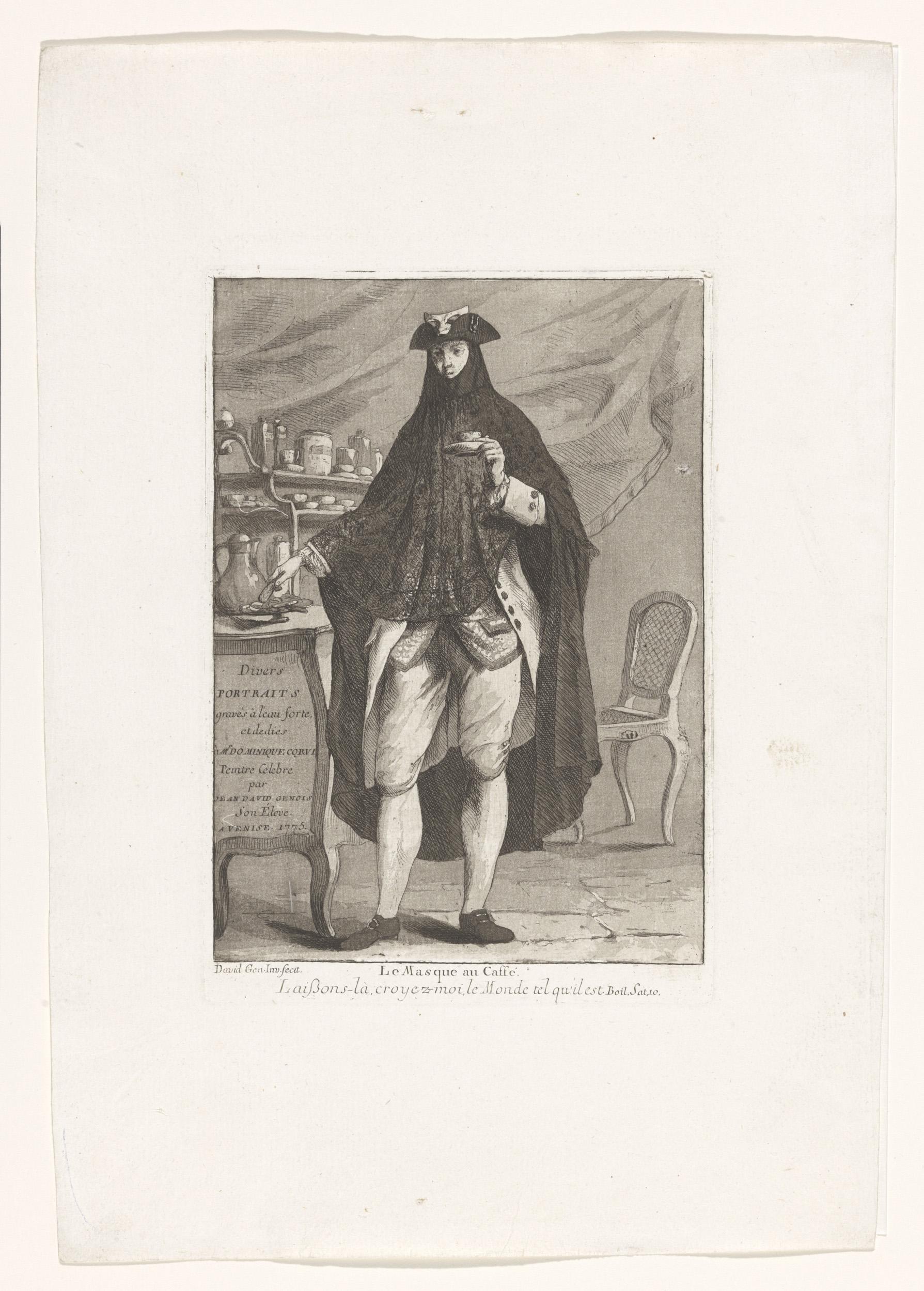 The Masked Coffee Drinker and The Tired Wigmaker