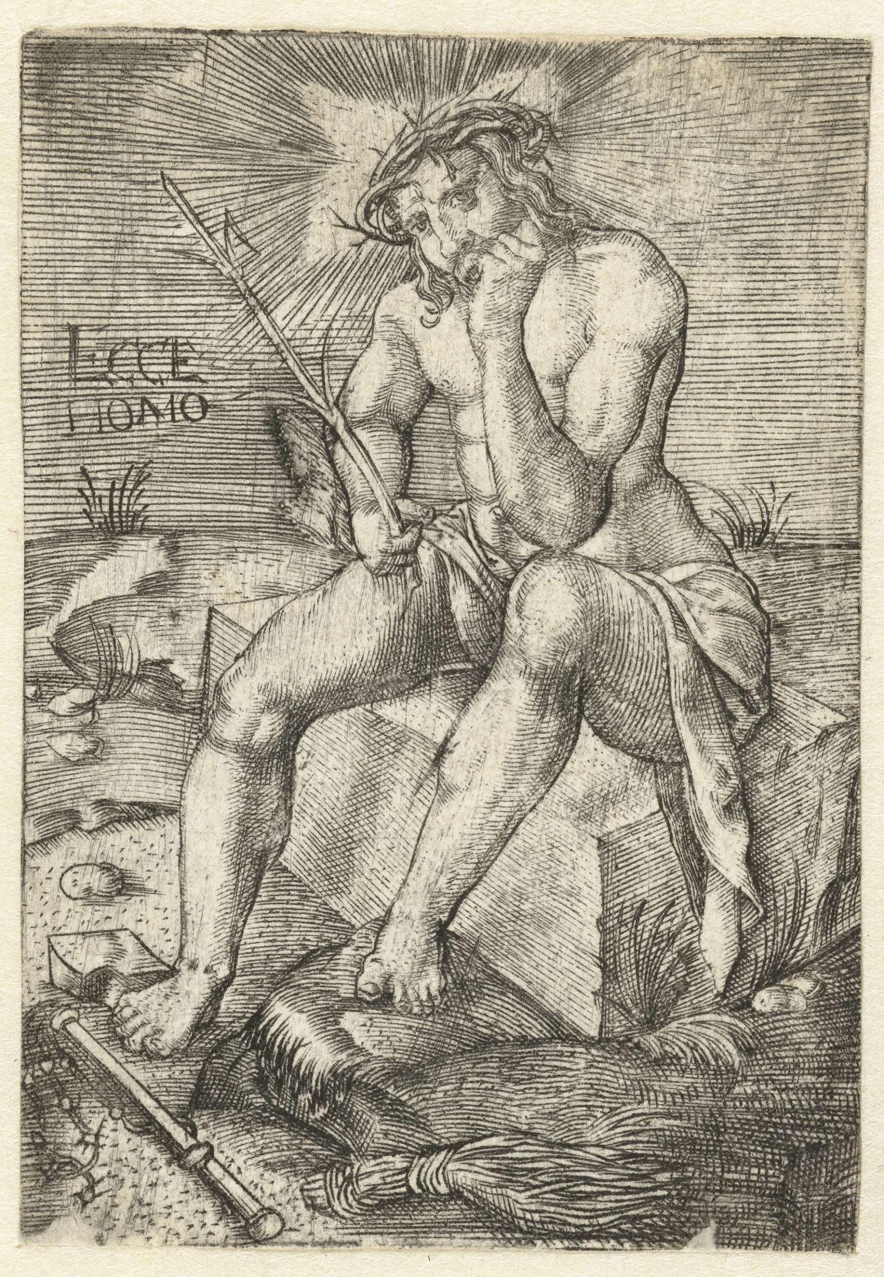 Christus op de koude steen