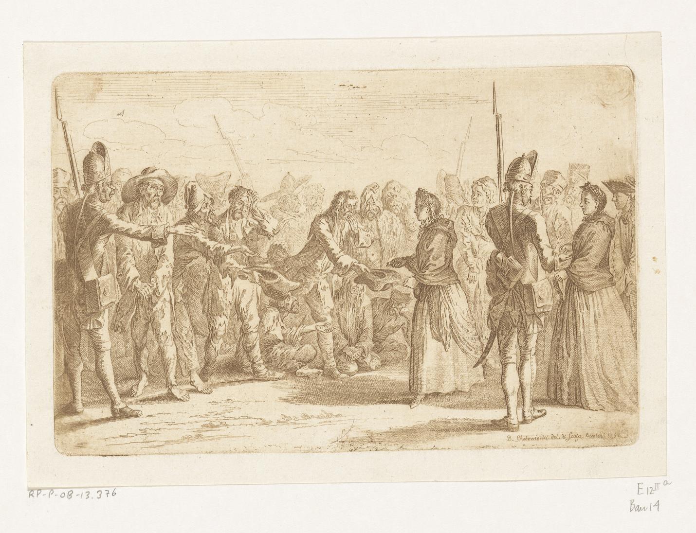 Russische krijgsgevangenen in Berlijn, 1758