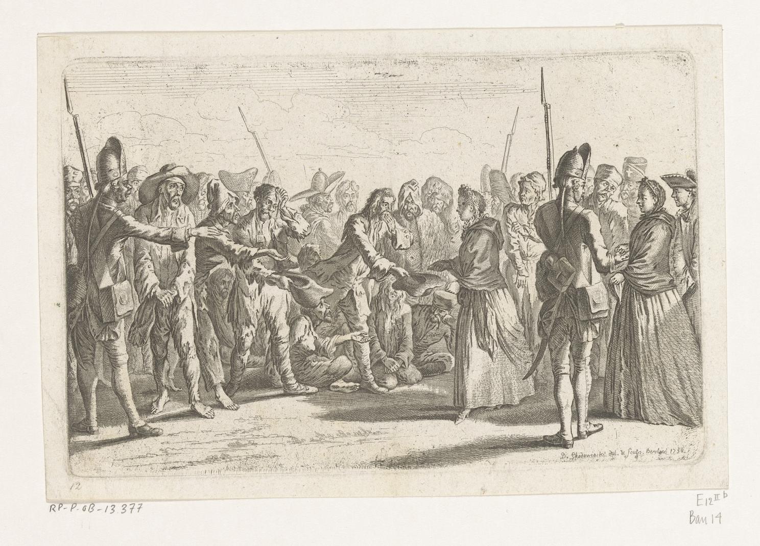 Russische krijgsgevangenen in Berlijn, 1758