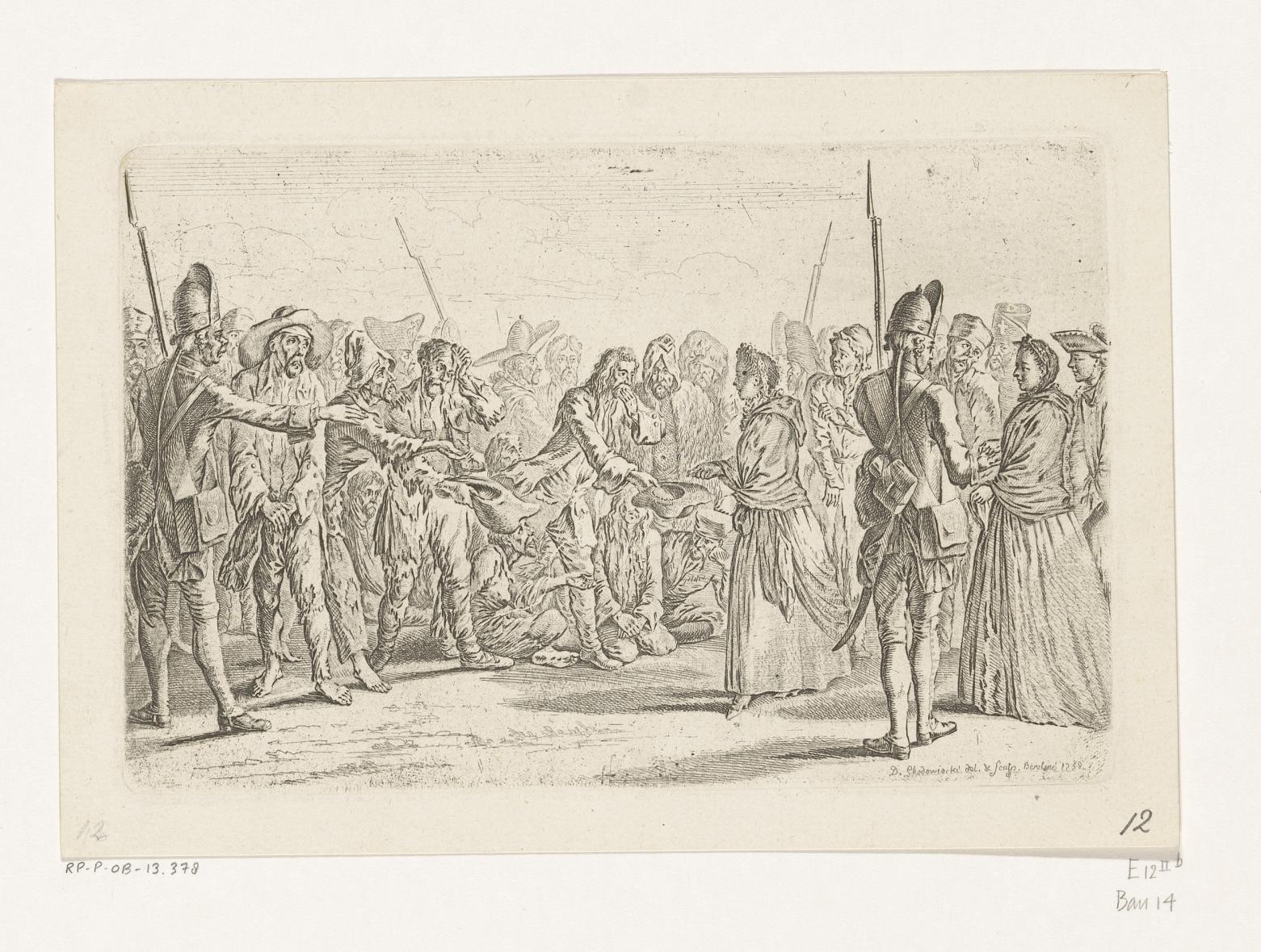 Russische krijgsgevangenen in Berlijn, 1758