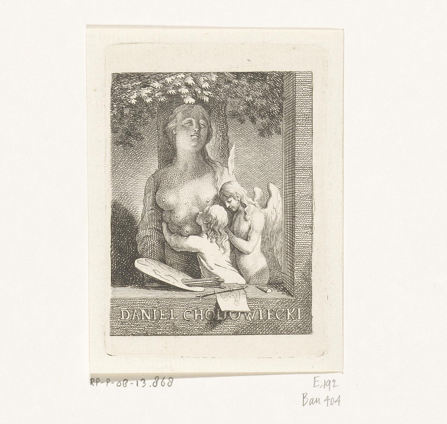 Ex libris van Daniel Nicolaas Chodowiecki