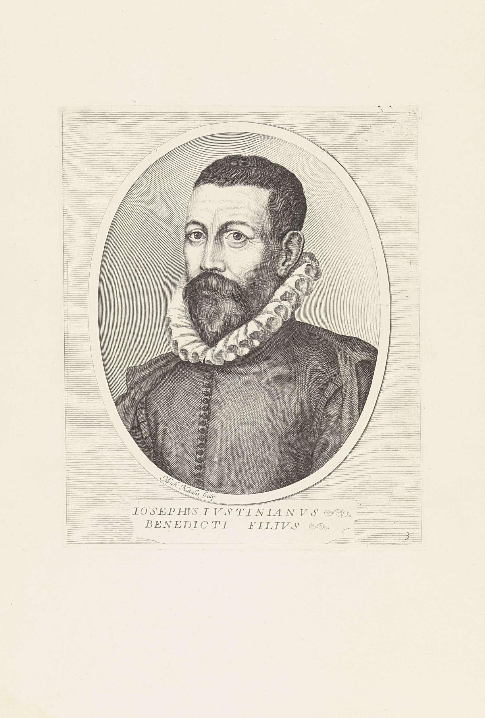 Portret van Giuseppe Giustiniani