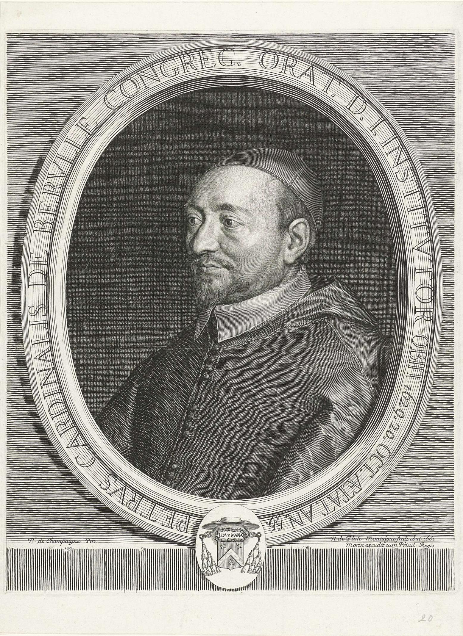 Portret van Pierre de Bérulle