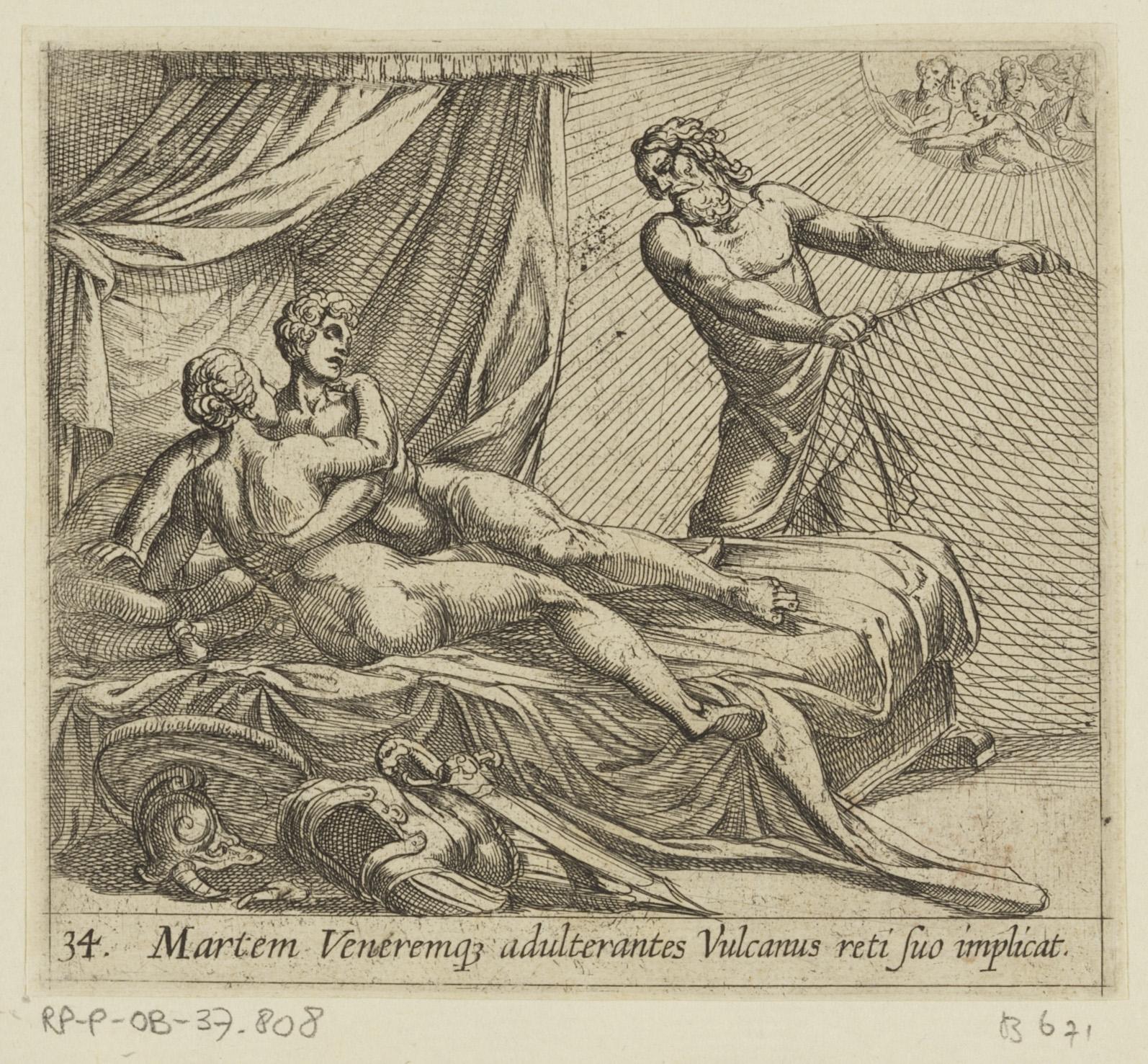 Vulcanus betrapt Mars en Venus