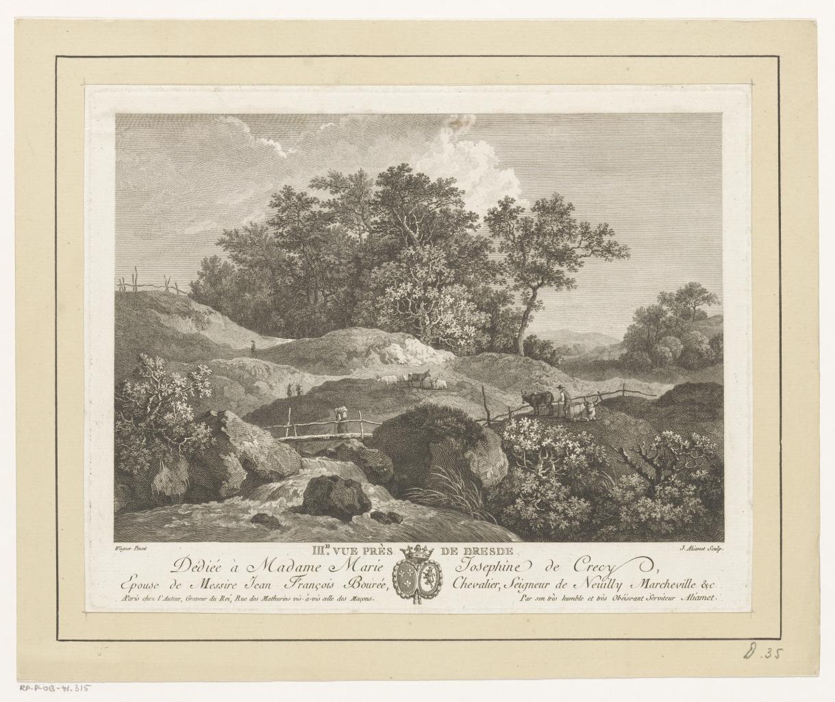 Landschap in de omgeving van Dresden