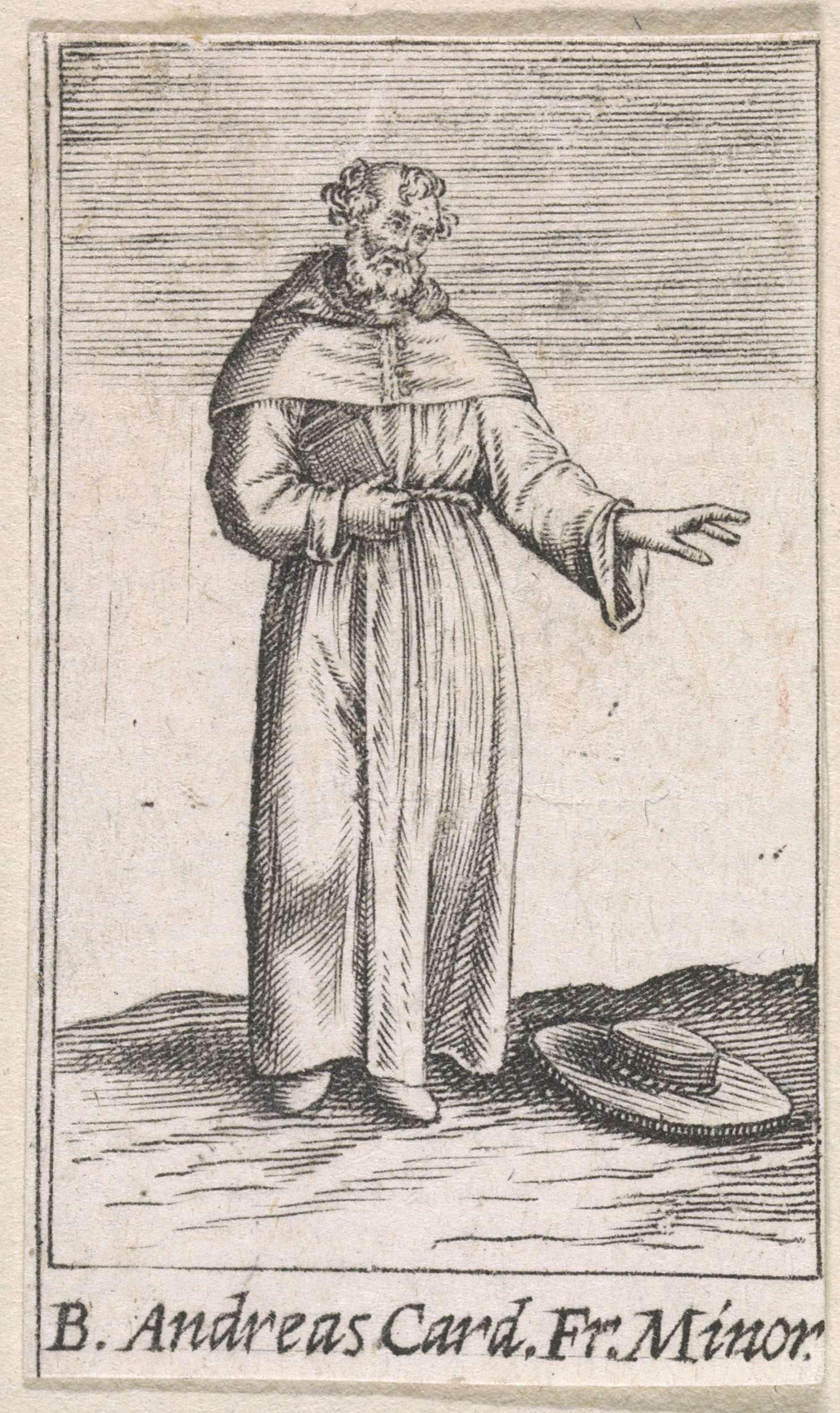Portret van de franciscaner monnik Andrea Conti