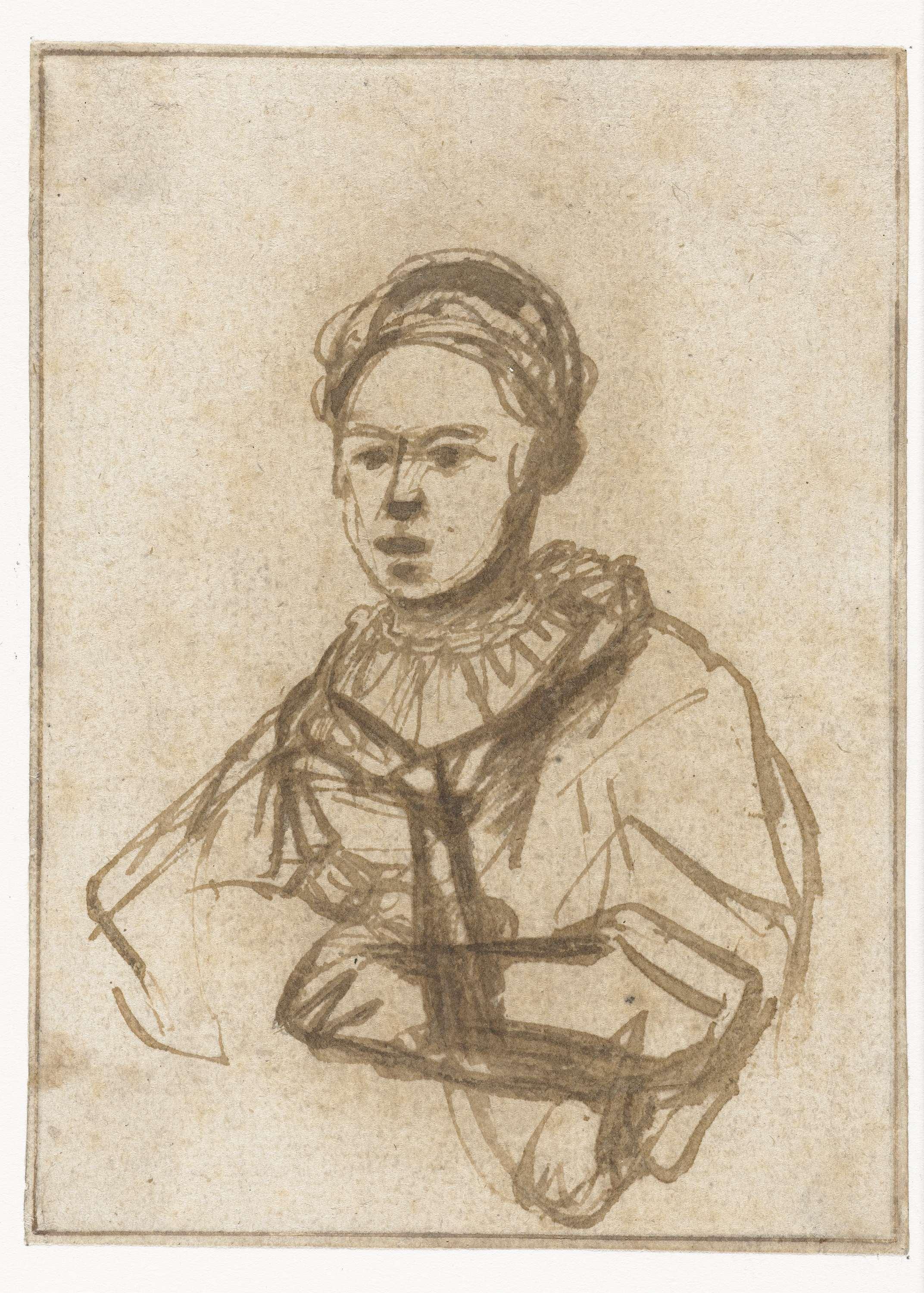 Woman with her Arm in a Sling