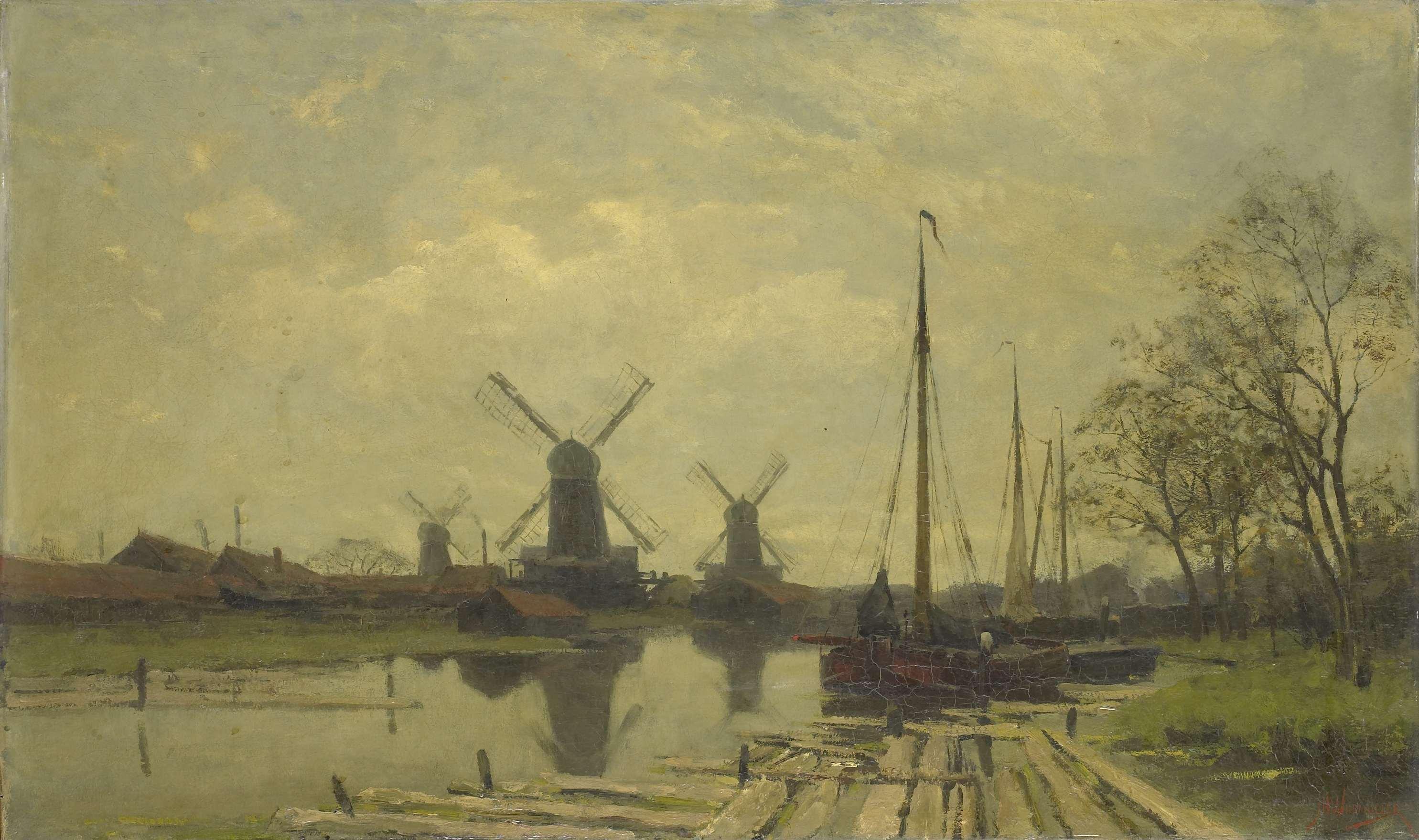Waterway near the Baarsjes, Amsterdam