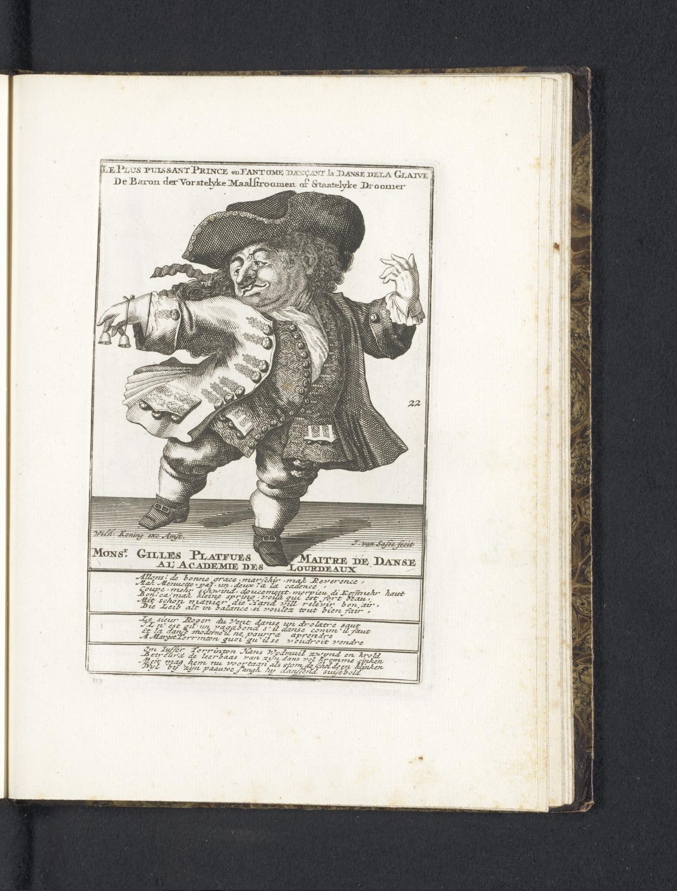 De dwerg Baron des Vorstelyke Maalstroomen, 1720