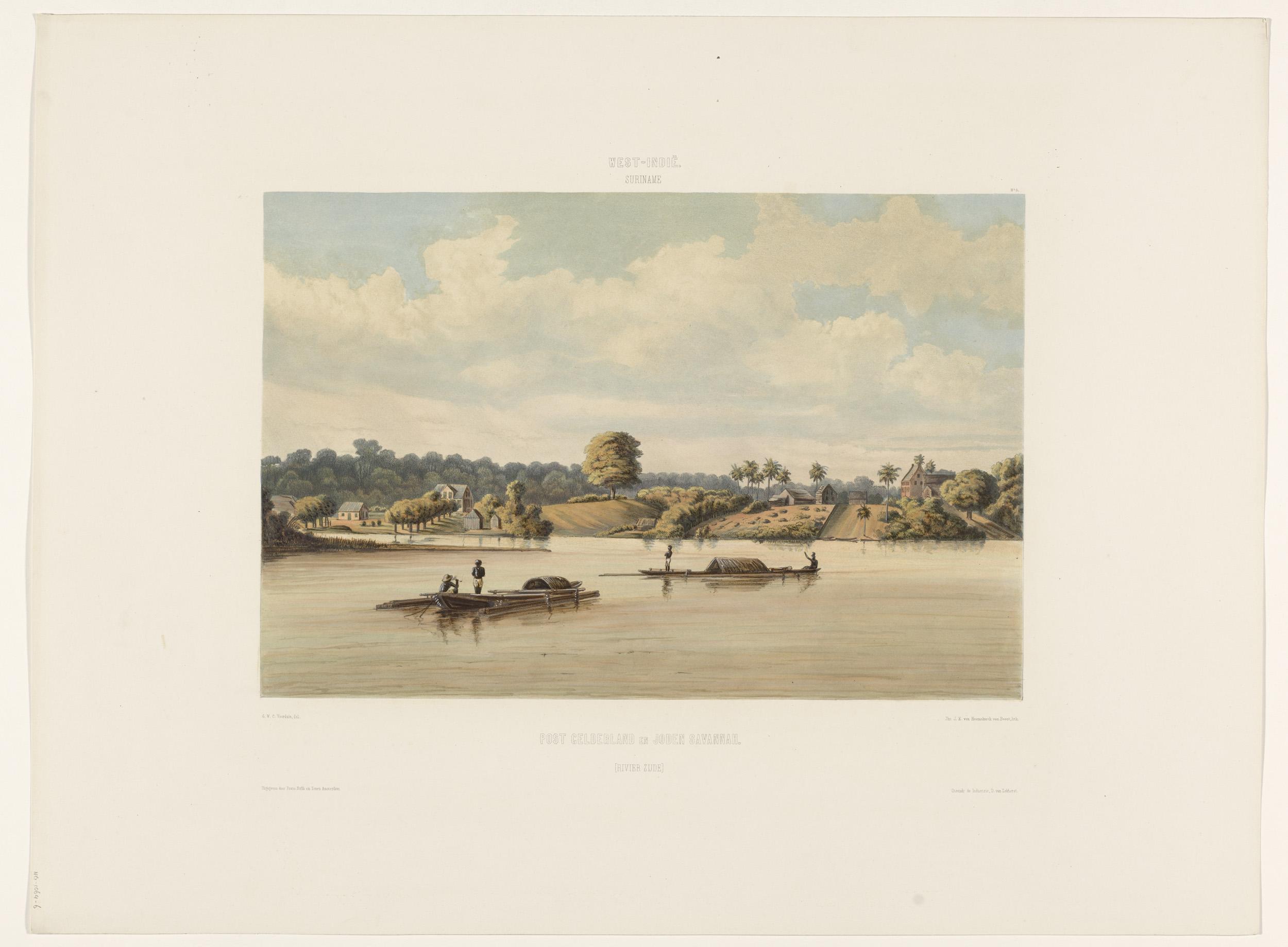 Post Gelderland en Joden Savannah (rivier zijde)