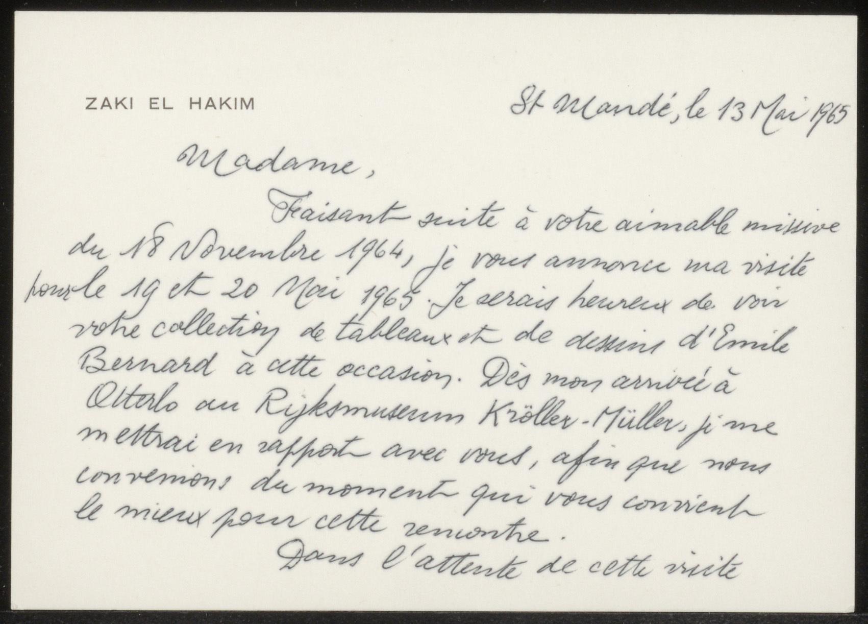 Brief aan Françoise W.M. Bonger